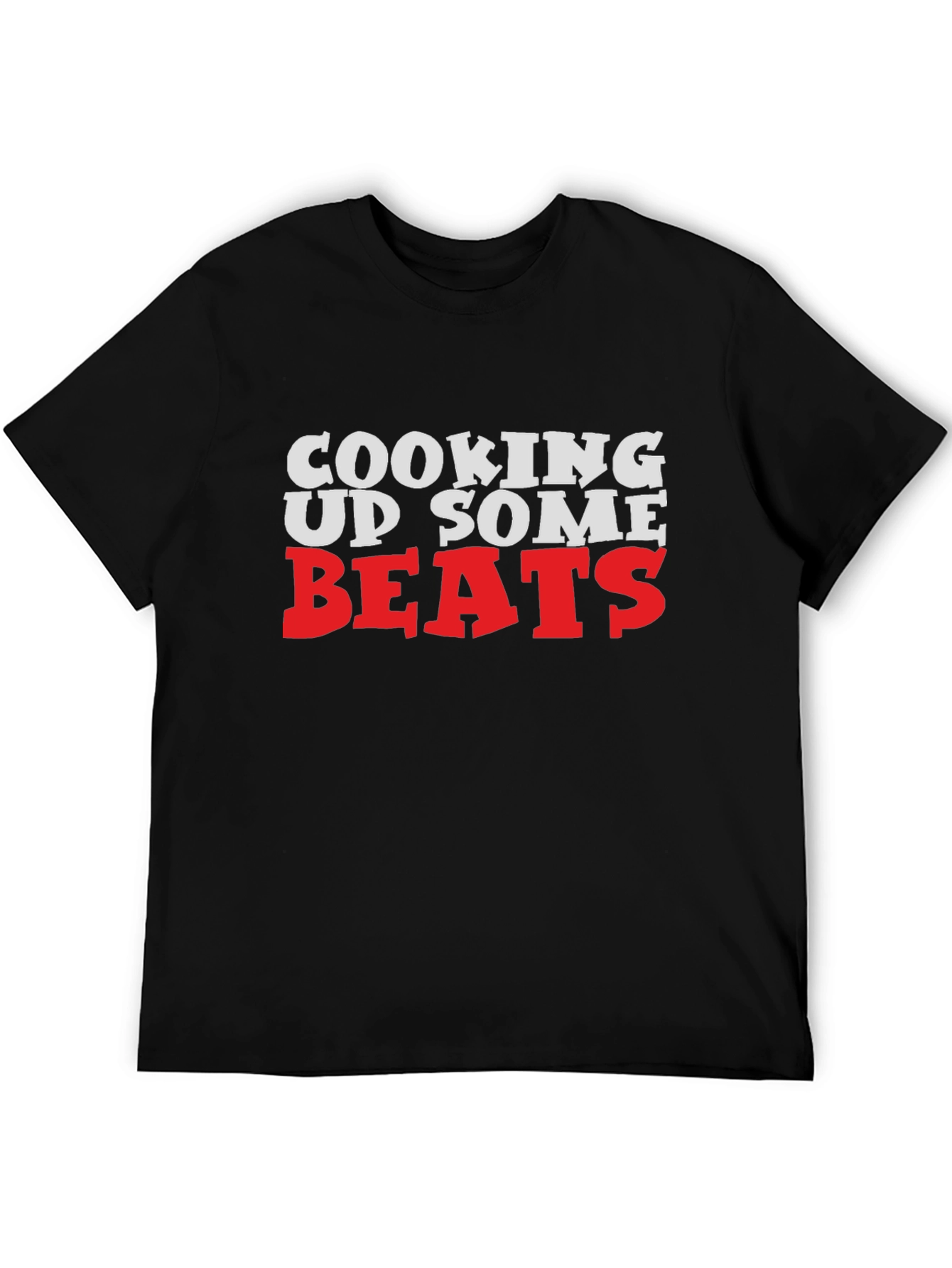 Cooking Up Some Beats - Black Graphic Tee
