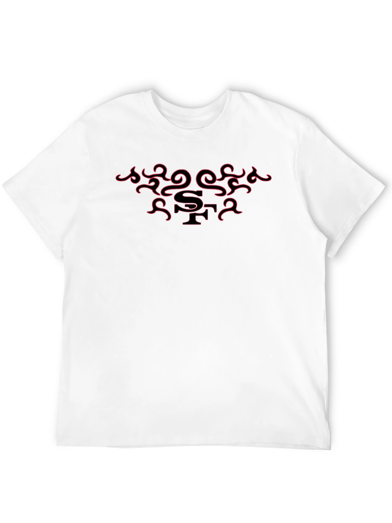 Mens Black Graphic T-Shirt