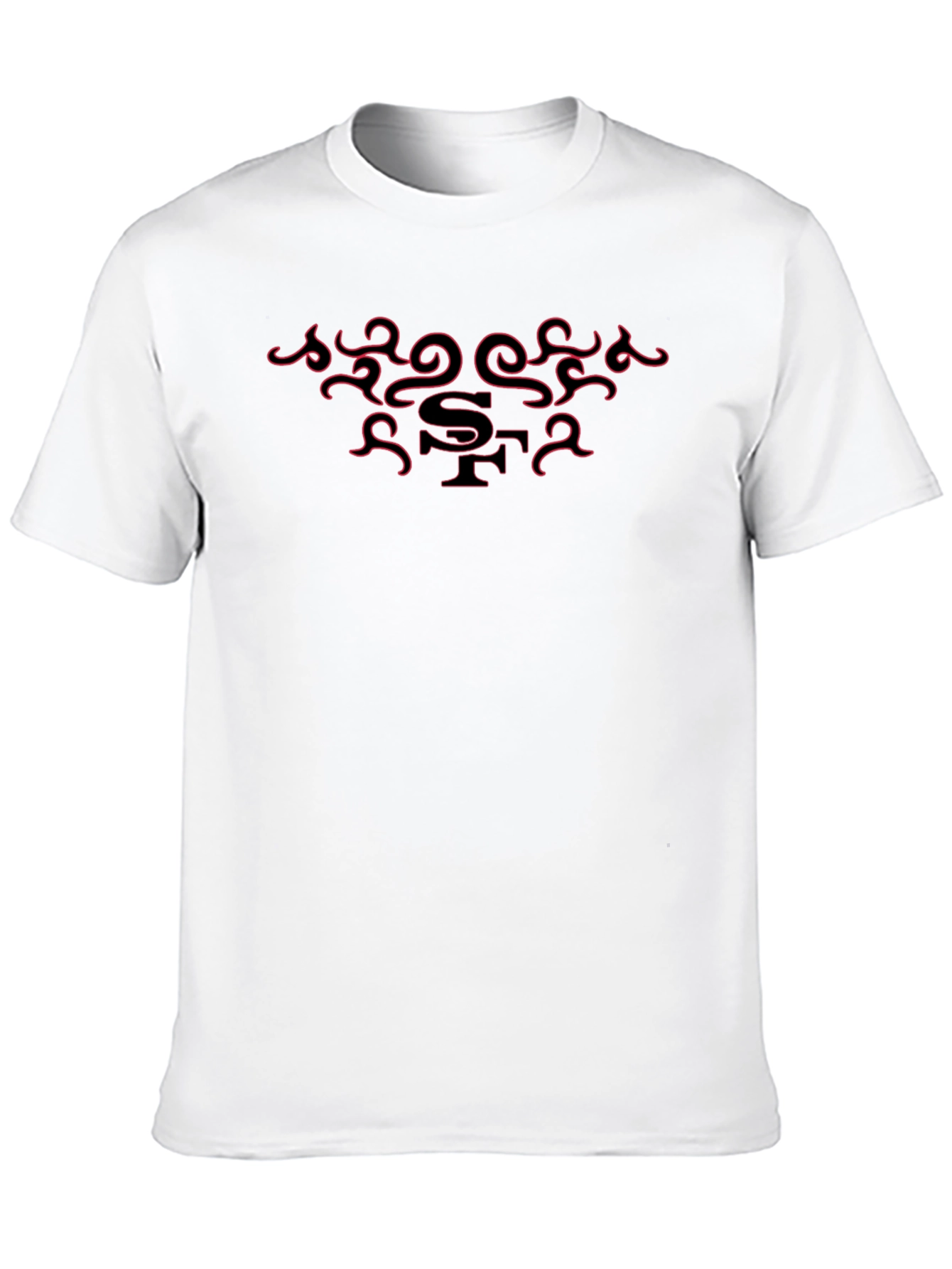 Mens Black Graphic T-Shirt