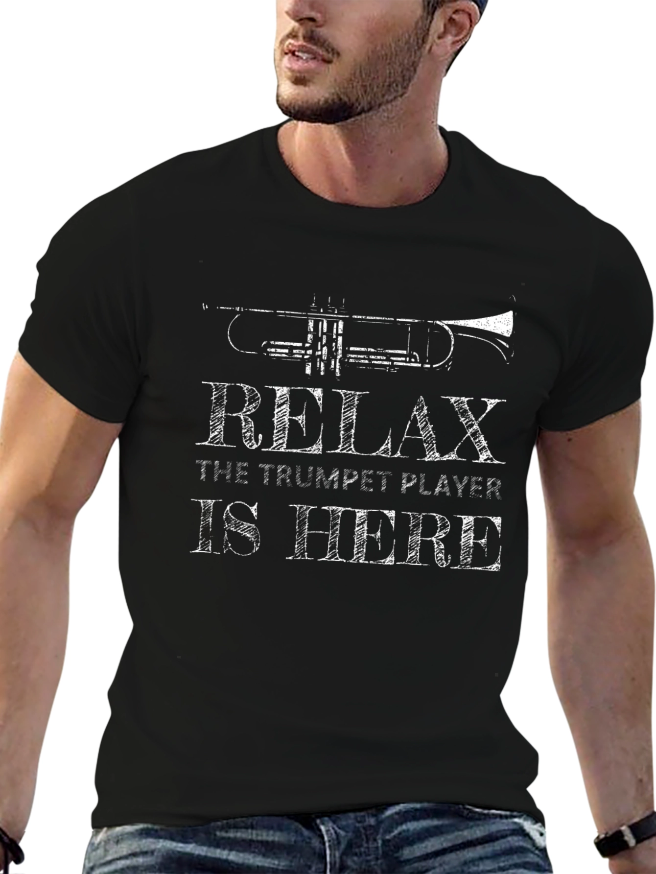 Relax Trumpet Player Shirt - Music Lover Tee