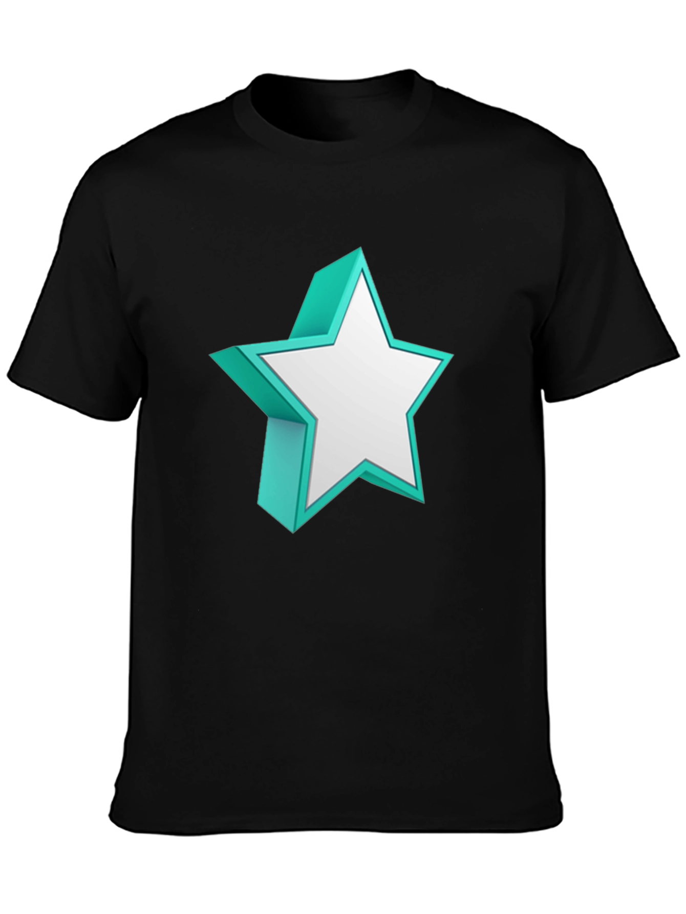3D Star Graphic Tee - Bold Style Statement