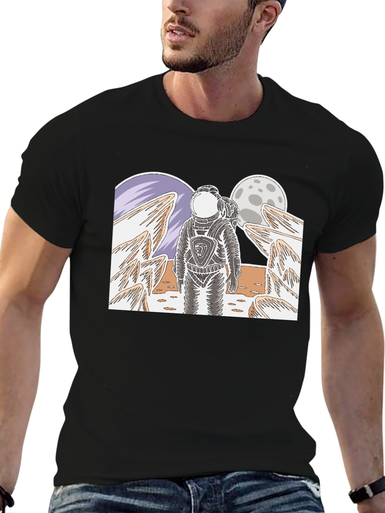 Astronaut Graphic Tee - Explore the Universe