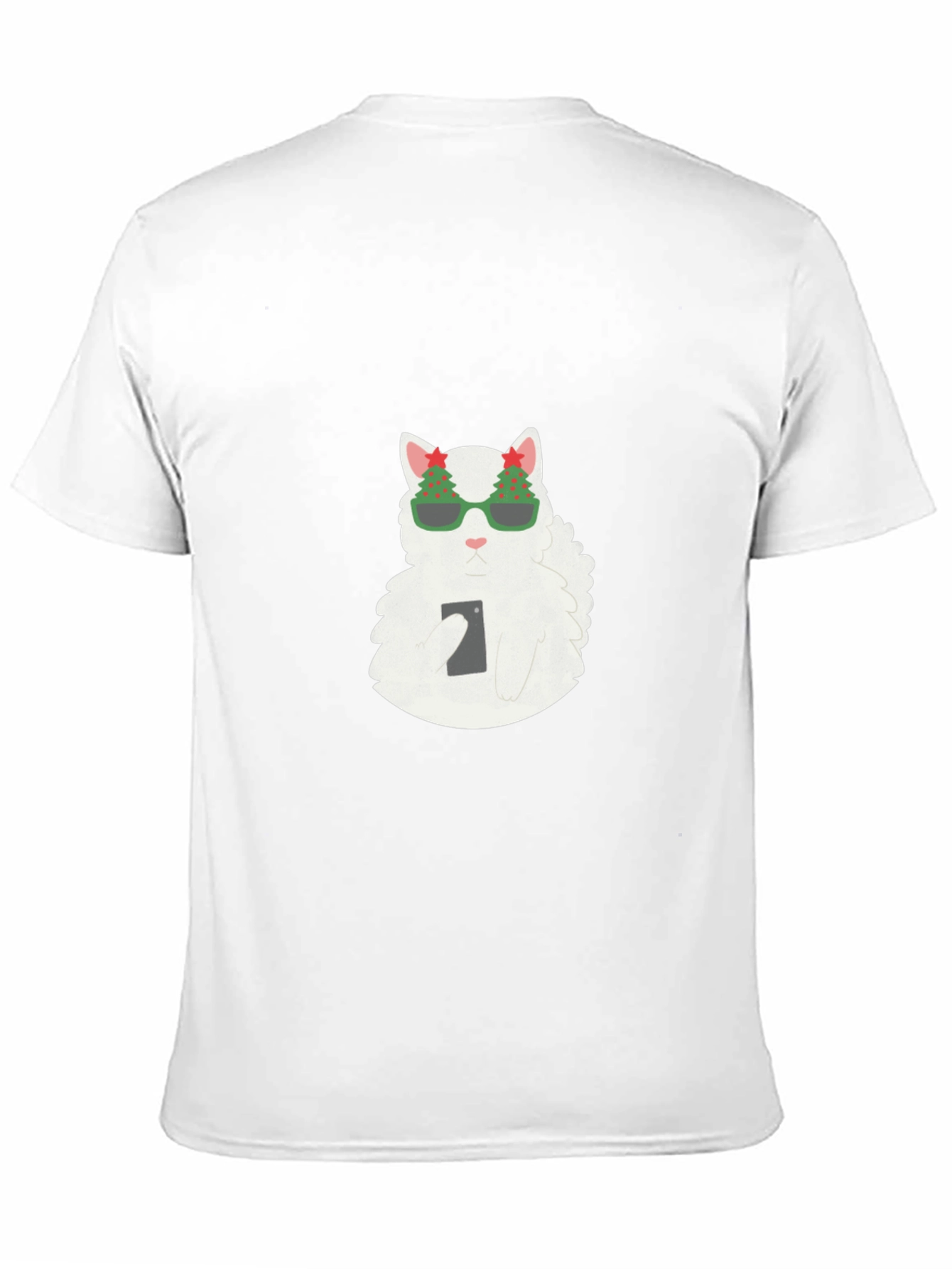 Cool Cat Christmas T-Shirt - Holiday Style