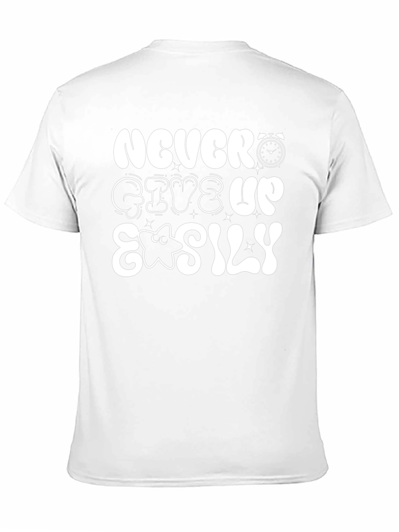 Never Give Up Easily Graphic T-Shirt