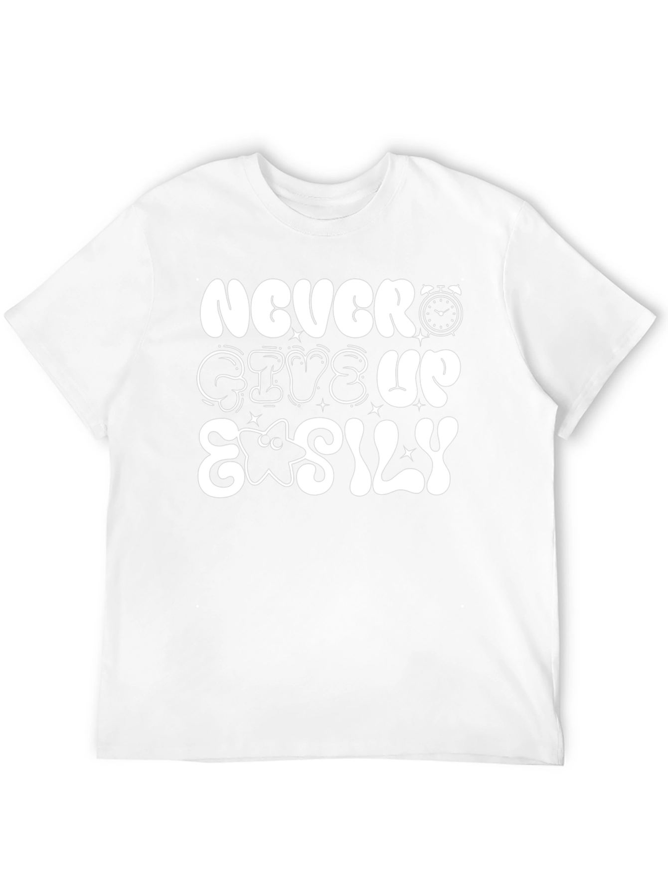 Never Give Up Easily Graphic T-Shirt