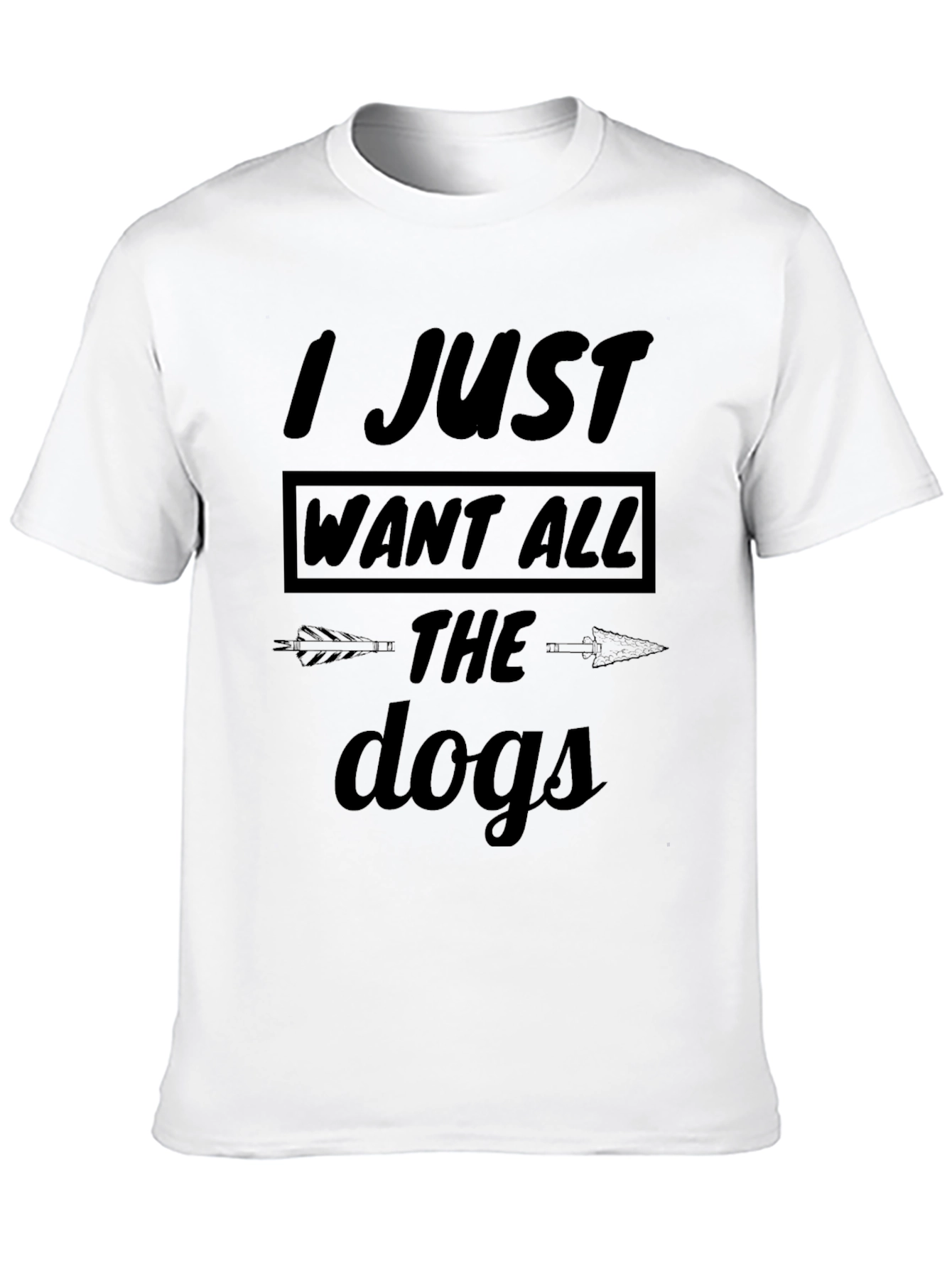 I Just Want All The Dogs Graphic Tee