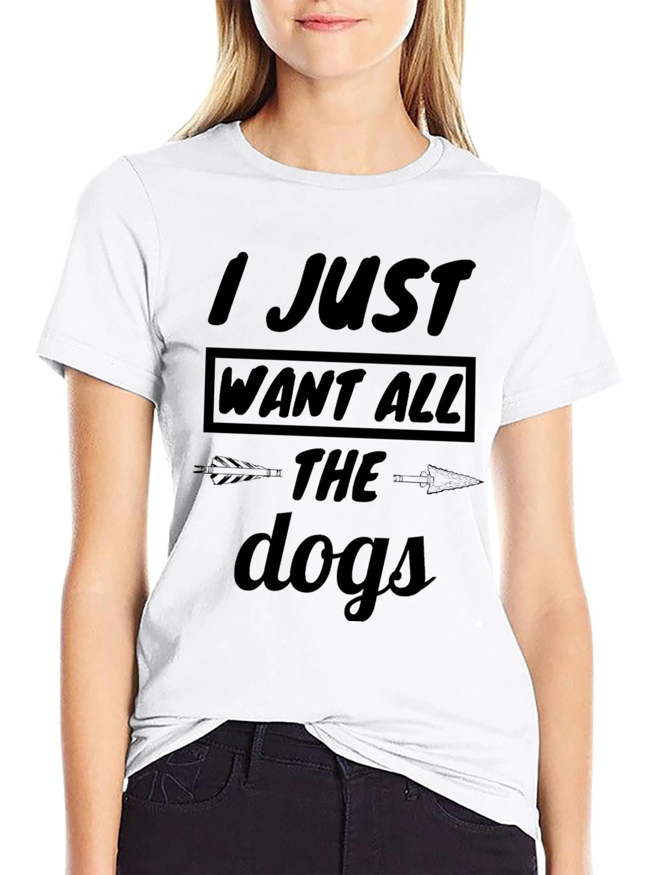 I Just Want All The Dogs Graphic Tee