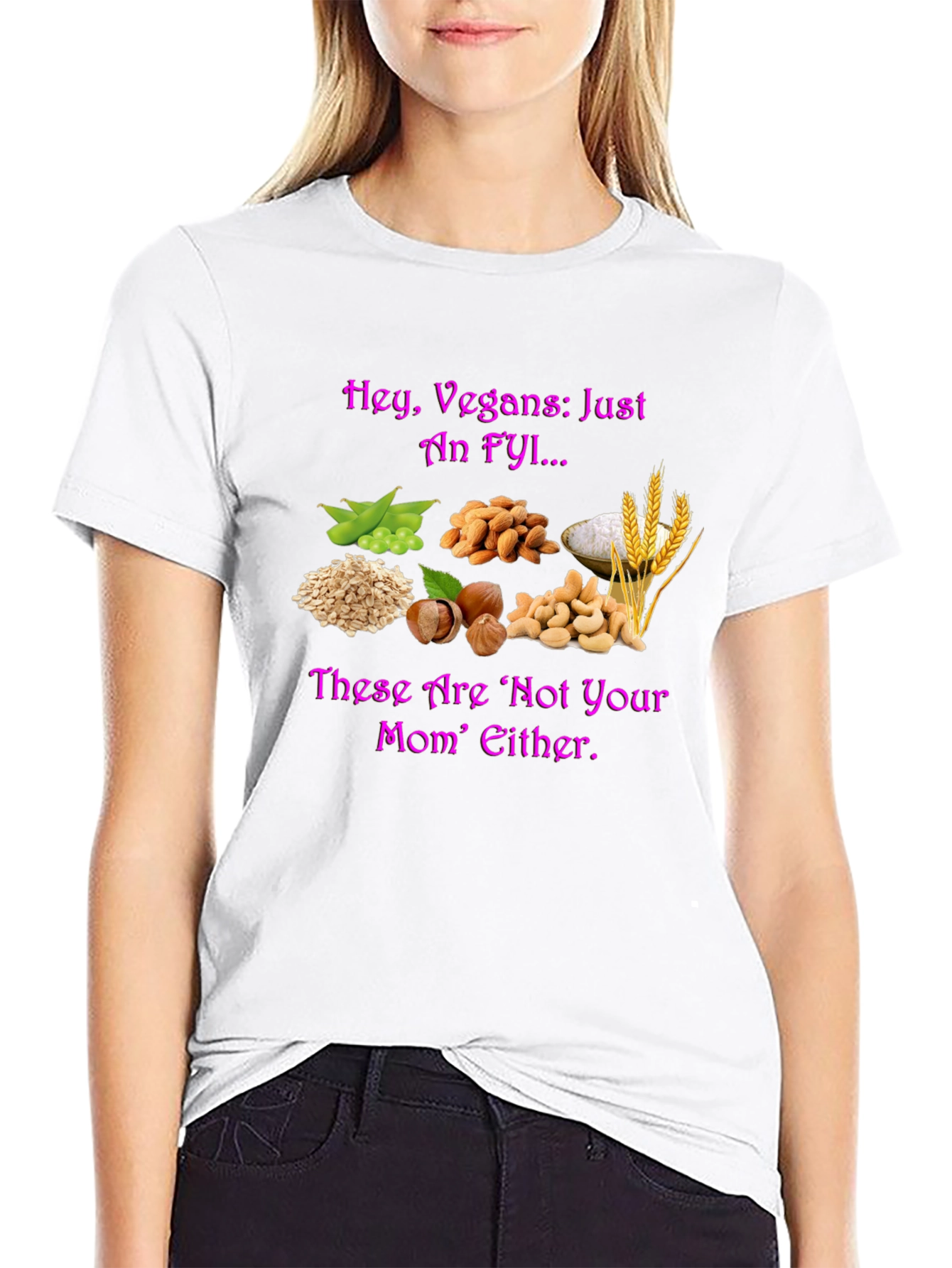 Vegan FYI T-Shirt: Funny Anti-Vegan Design