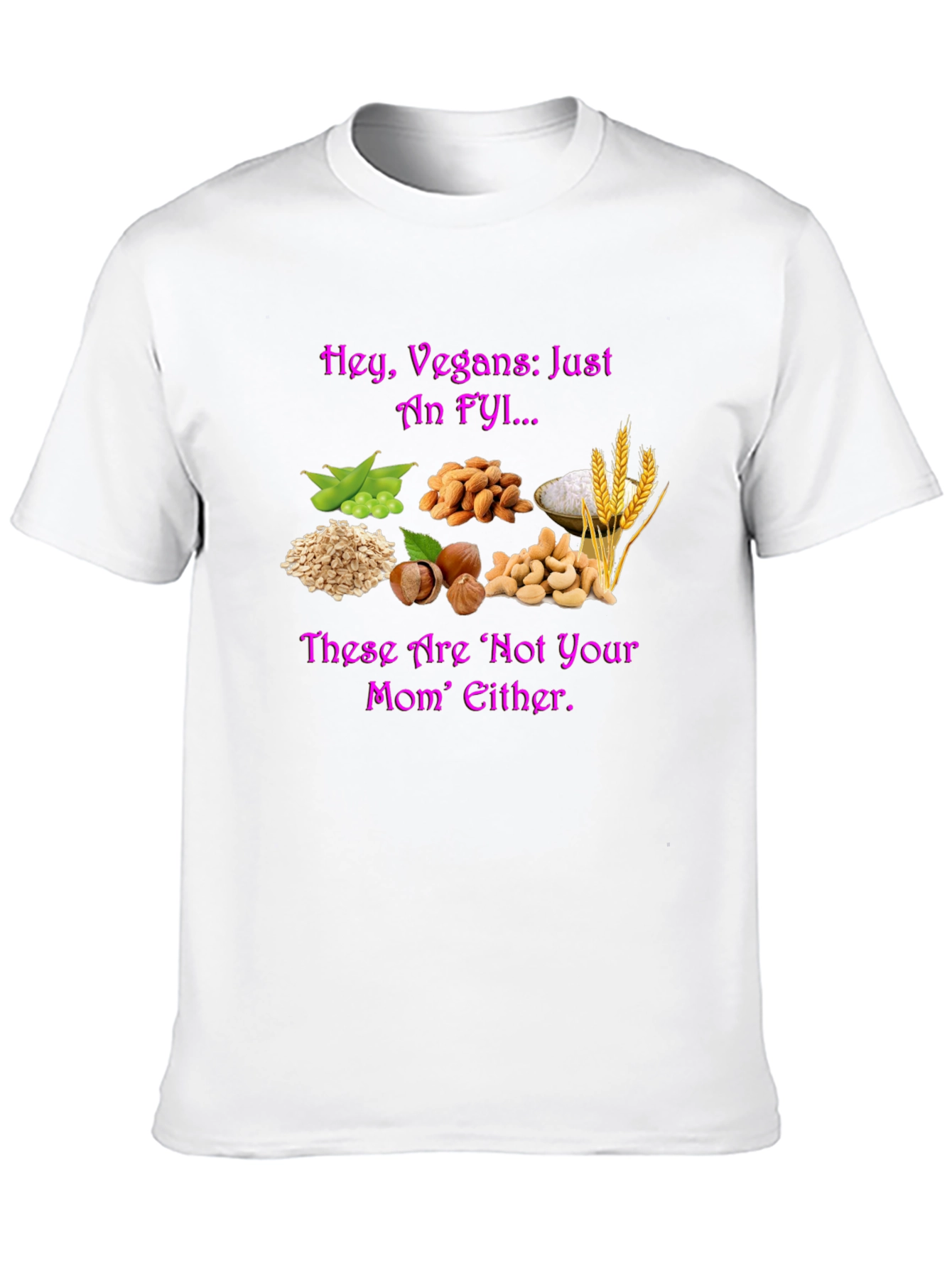 Vegan FYI T-Shirt: Funny Anti-Vegan Design