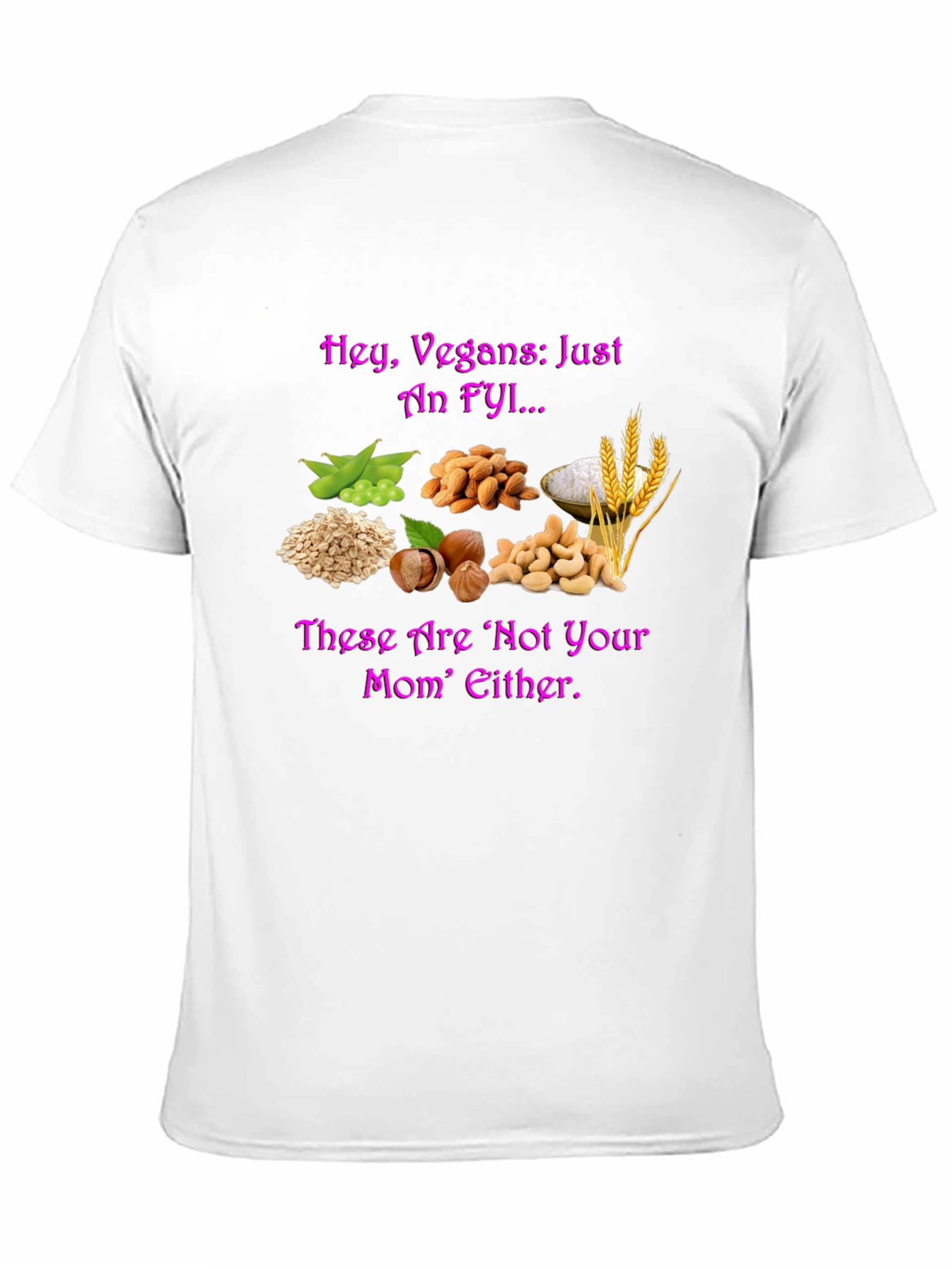 Vegan FYI T-Shirt: Funny Anti-Vegan Design
