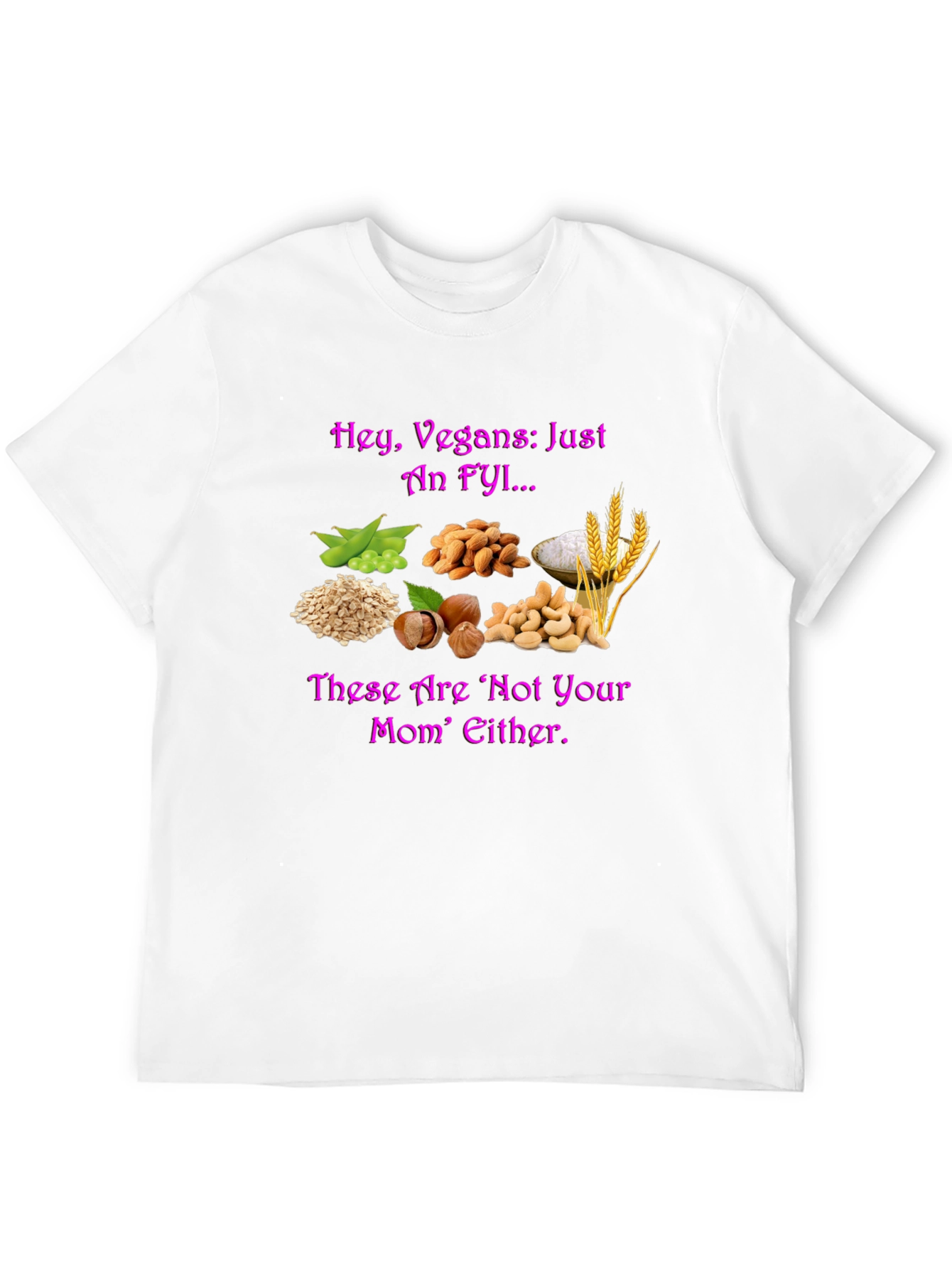 Vegan FYI T-Shirt: Funny Anti-Vegan Design