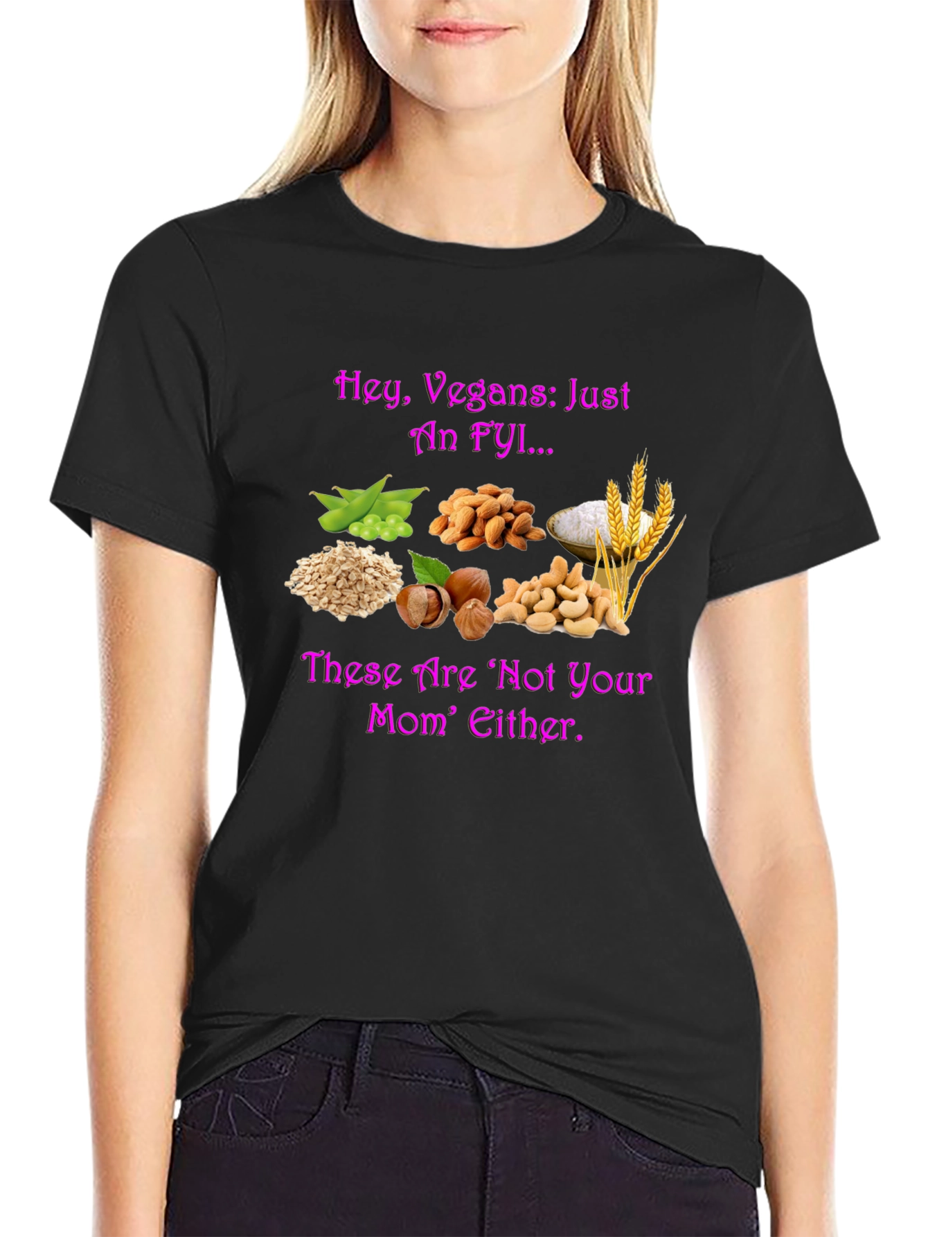 Vegan FYI T-Shirt: Funny Anti-Vegan Design