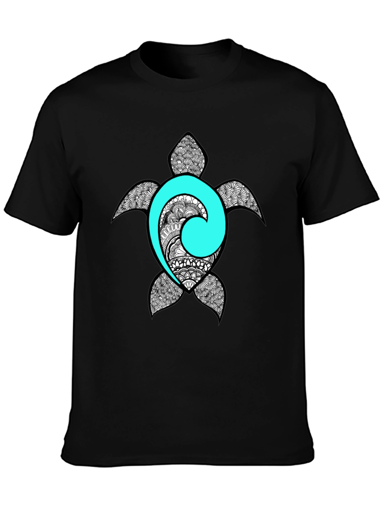Sea Turtle Graphic Tee - Black T-Shirt