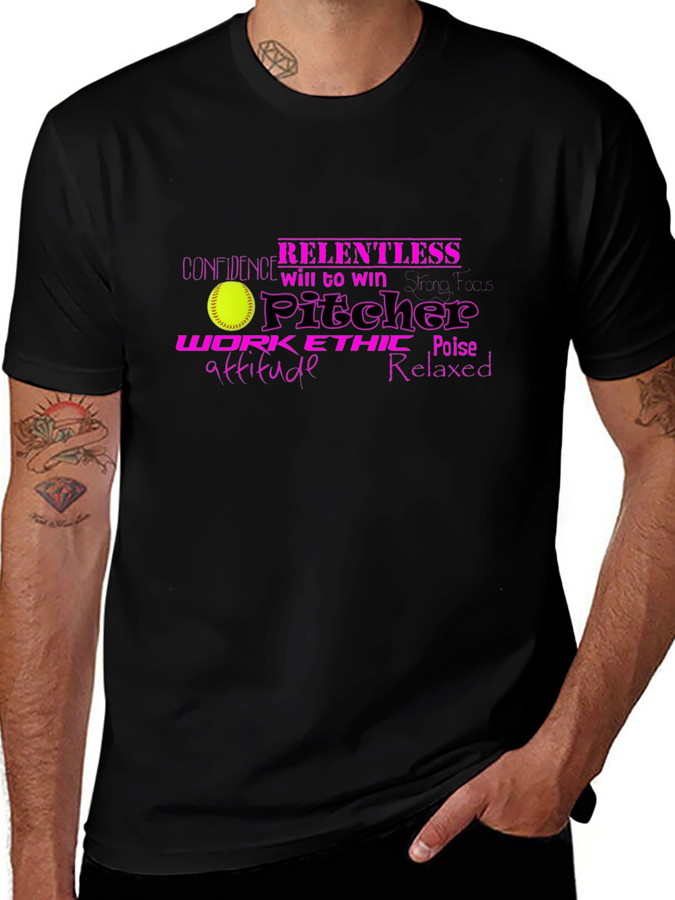 Relentless Pitcher Graphic Tee