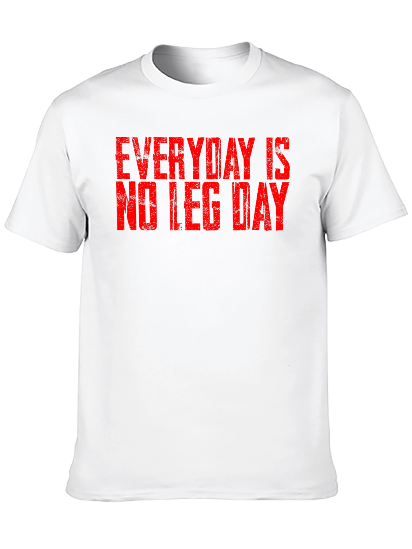 Everyday is No Leg Day Graphic Tee - Black