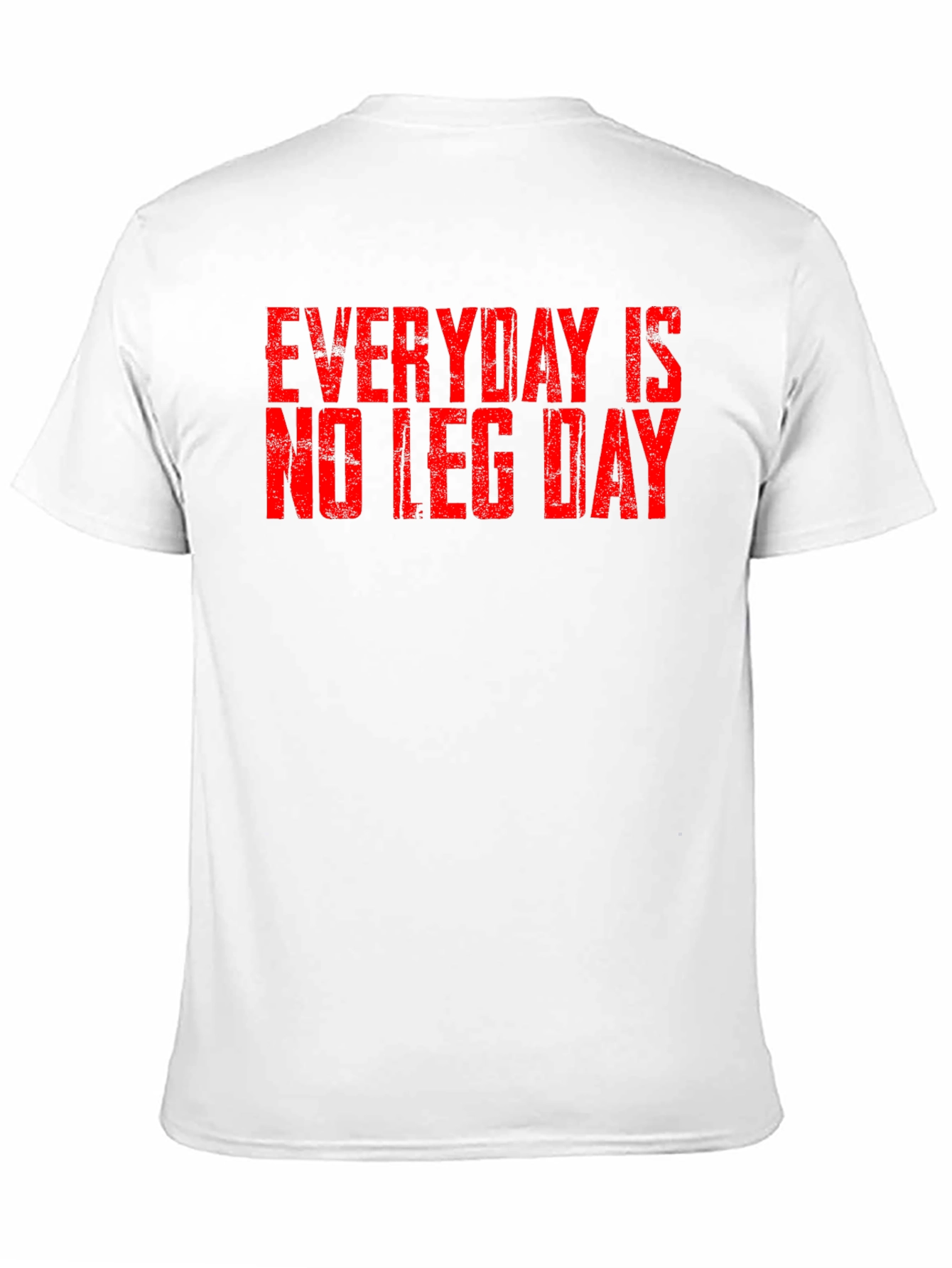 Everyday is No Leg Day Graphic Tee - Black