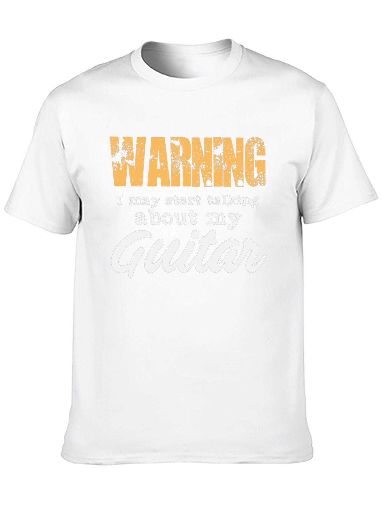 Warning: Guitar T-Shirt - Musician Humor