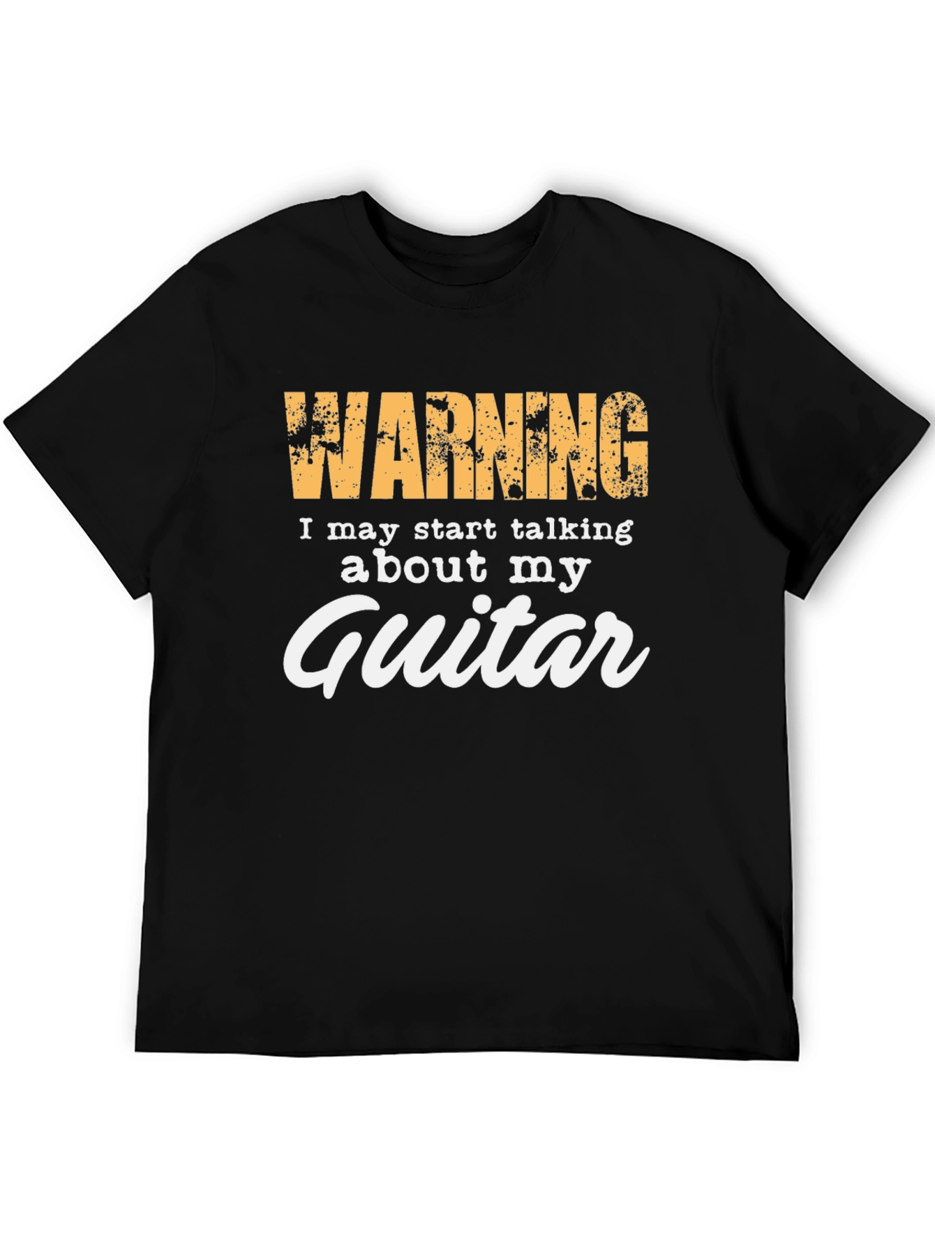 Warning: Guitar T-Shirt - Musician Humor