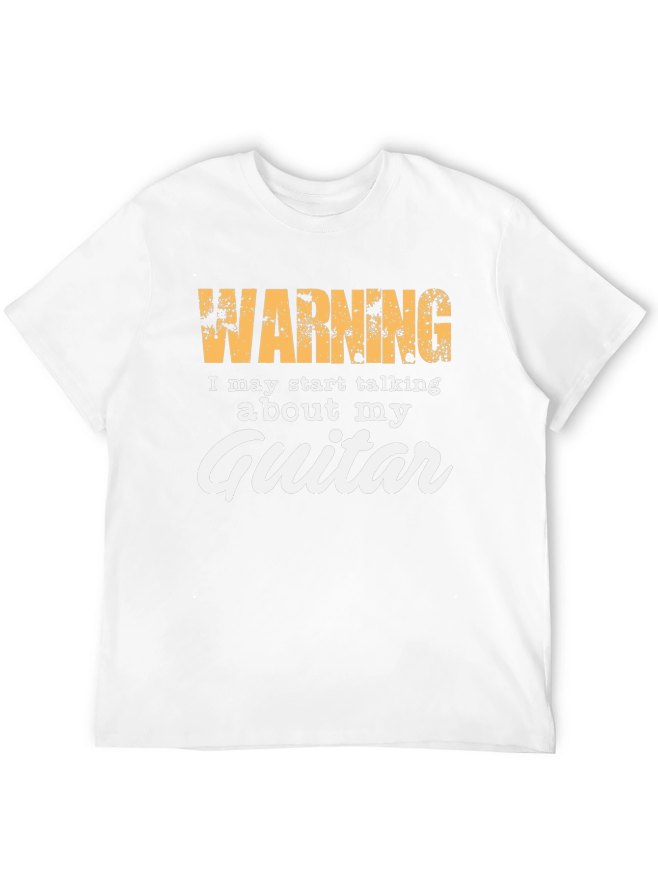 Warning: Guitar T-Shirt - Musician Humor