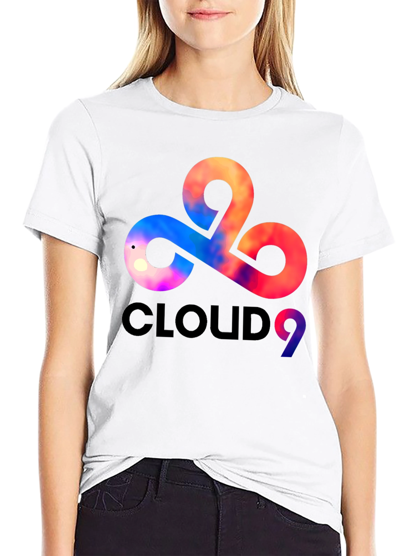 Cloud9 Graphic Print Mens Black T-Shirt