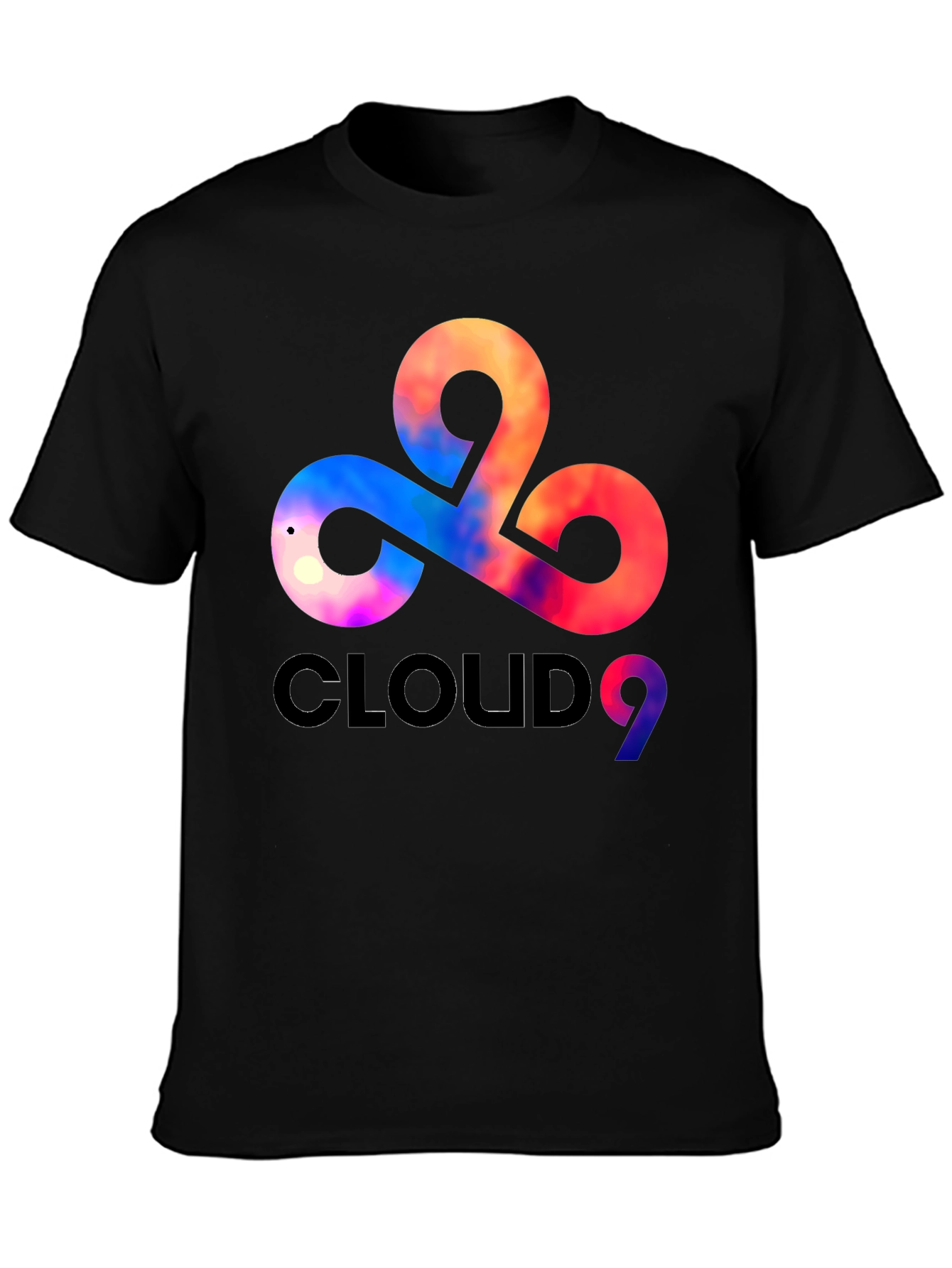 Cloud9 Graphic Print Mens Black T-Shirt