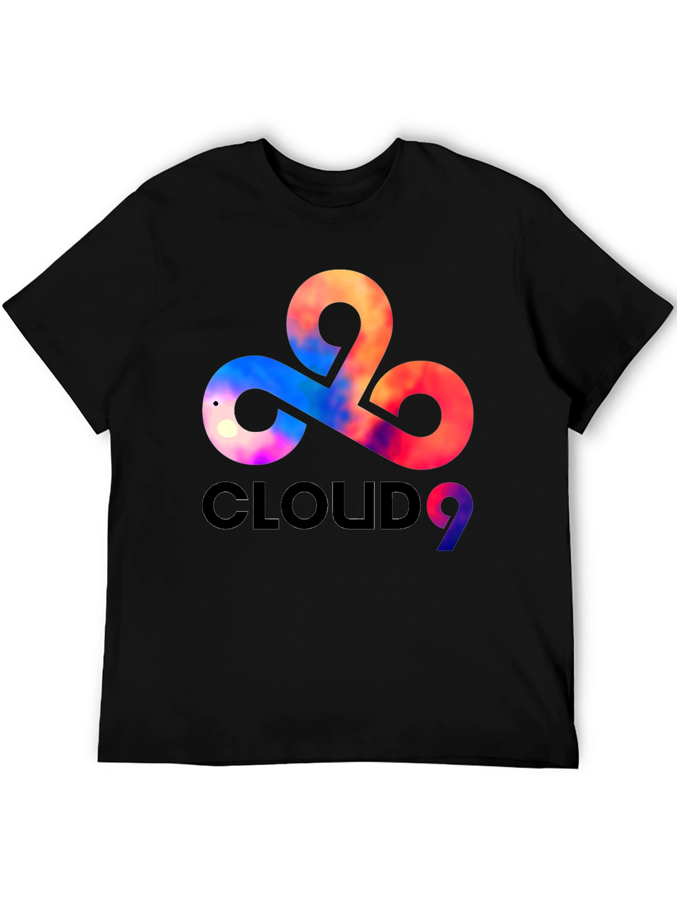 Cloud9 Graphic Print Mens Black T-Shirt