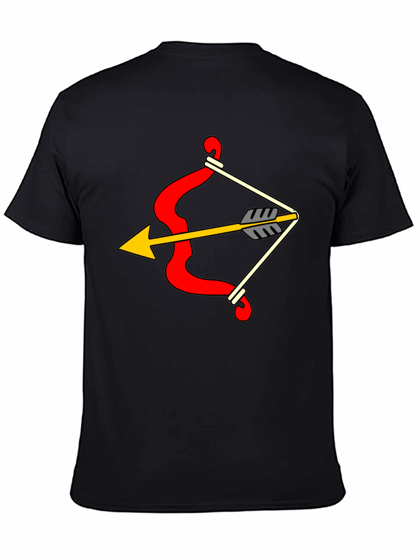 Bow and Arrow Graphic Tee - Novelty Design T-Shirt