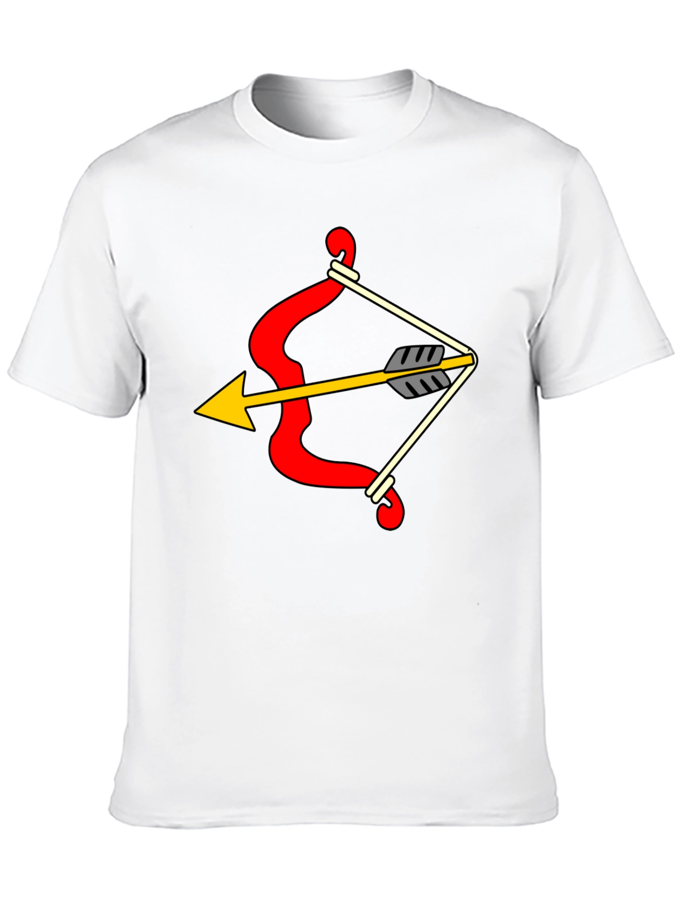 Bow and Arrow Graphic Tee - Novelty Design T-Shirt