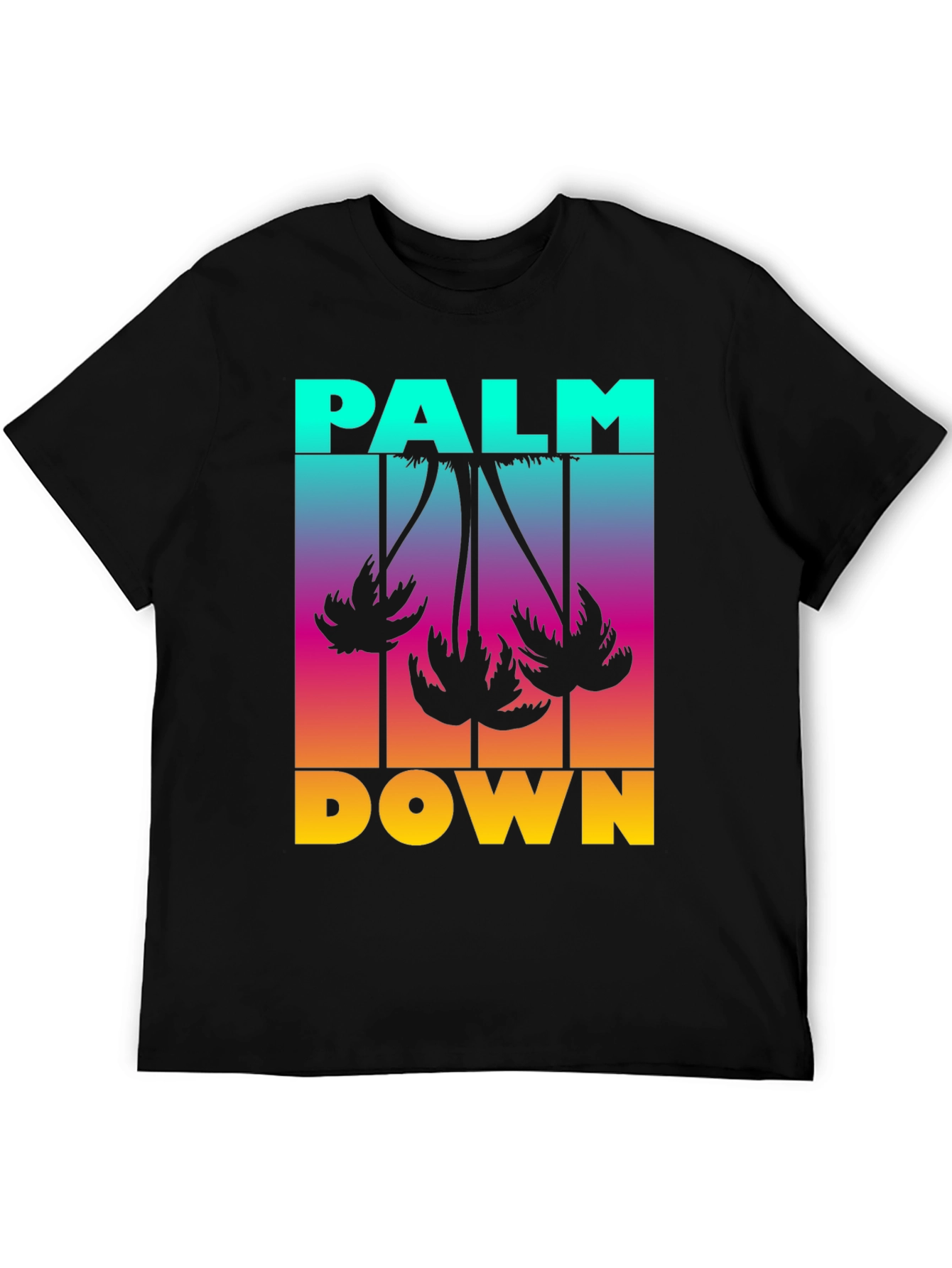 Palm Down Graphic T-Shirt - Black