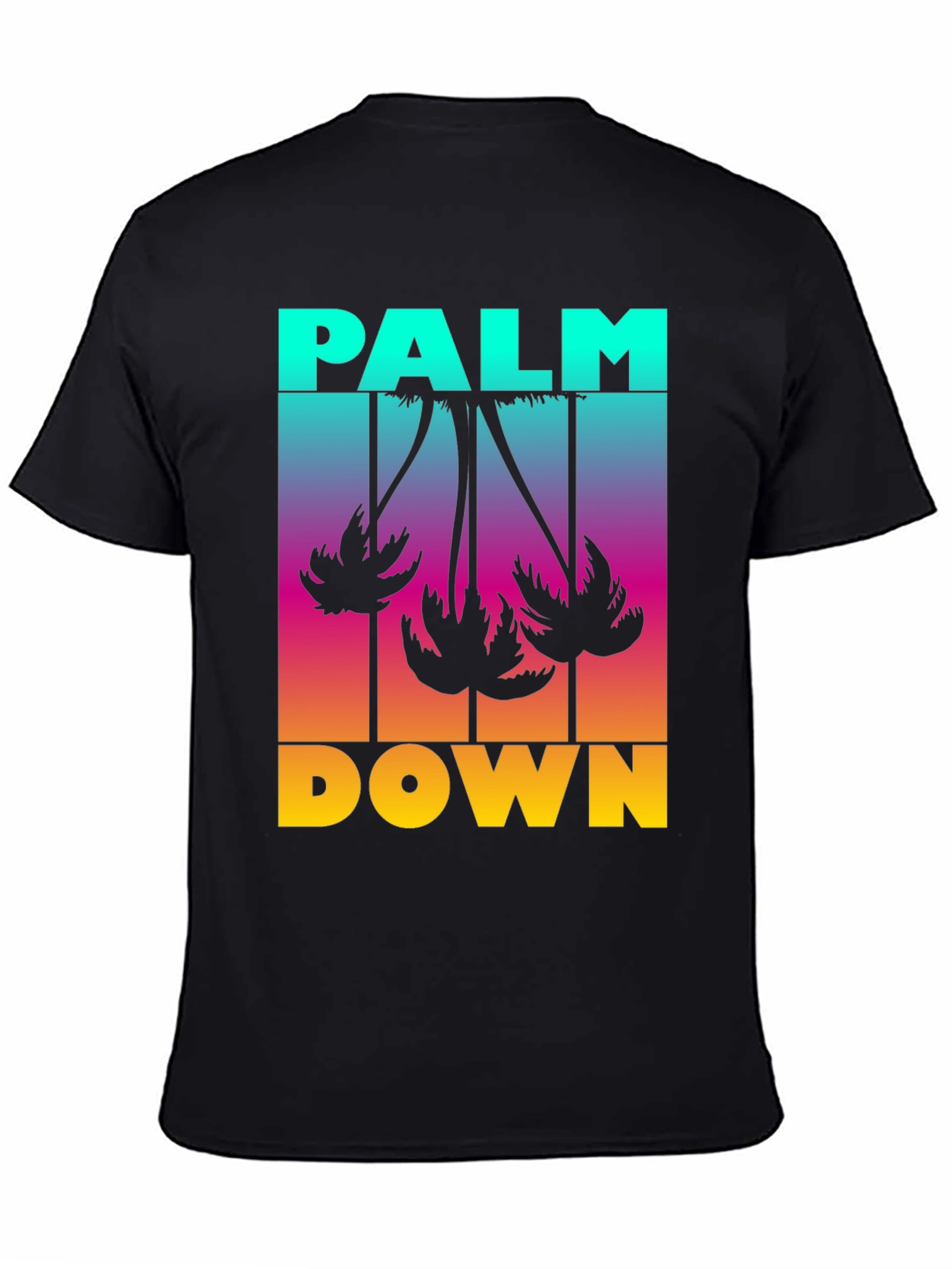 Palm Down Graphic T-Shirt - Black