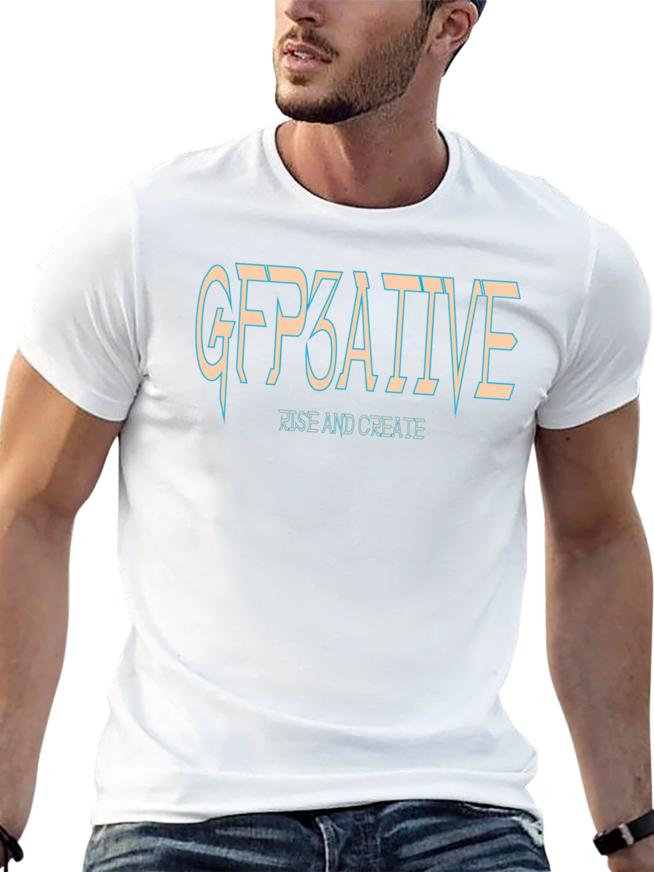 GFP3ATIVE T-Shirt - Rise and Create Graphic Tee