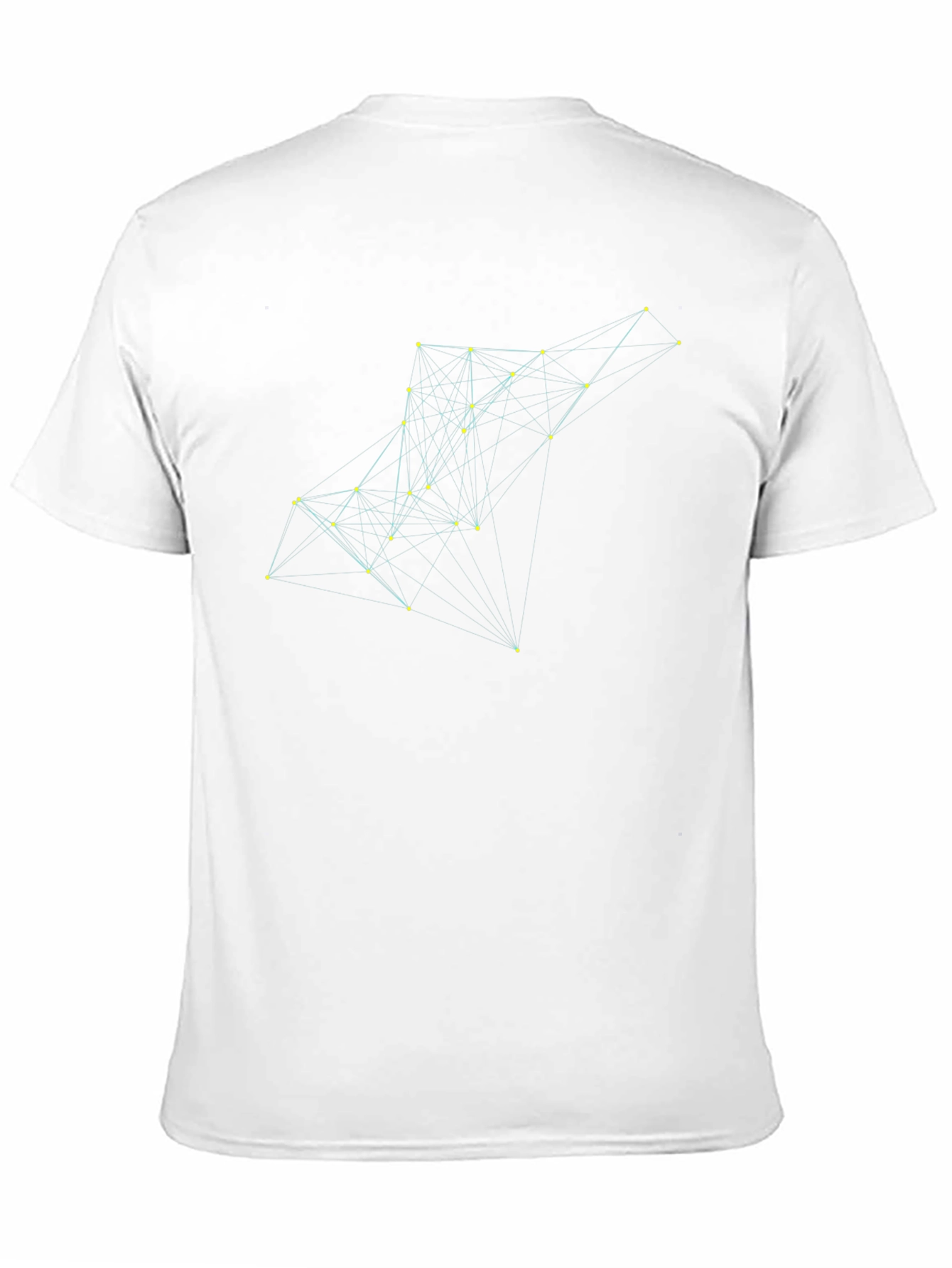 Geometric Connection Black T-Shirt