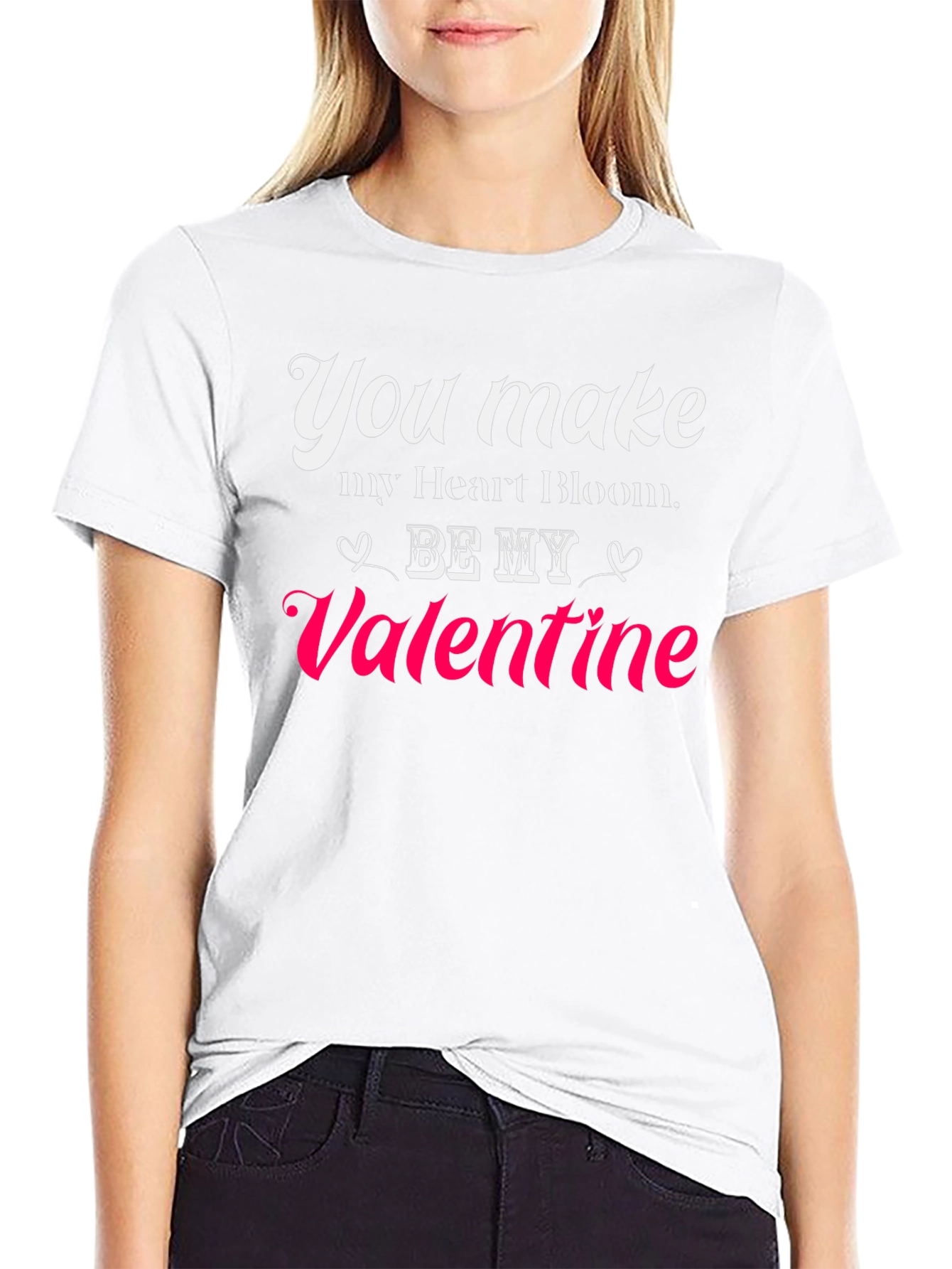 You Make My Heart Bloom Valentines Day T-Shirt