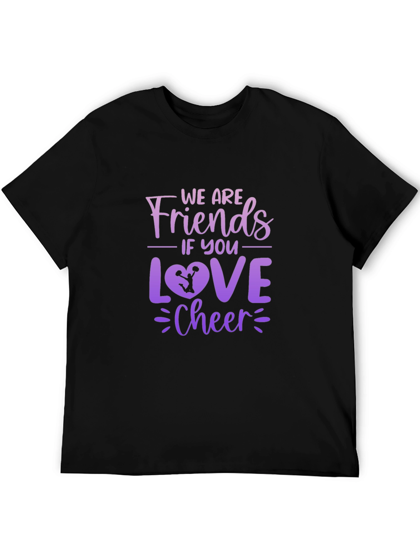 Cheerleading Fan T-Shirt - Friends if You Love Cheer