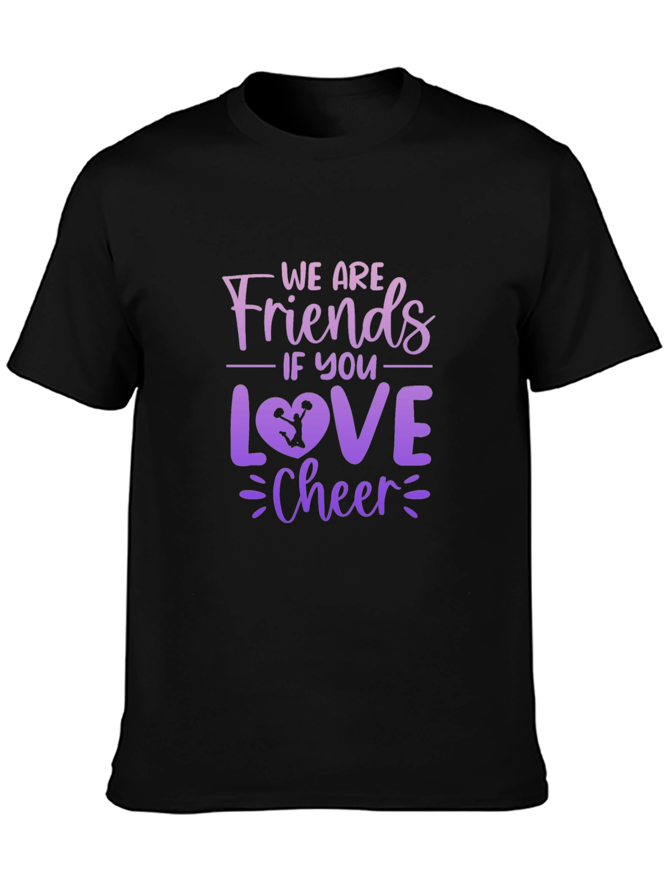Cheerleading Fan T-Shirt - Friends if You Love Cheer