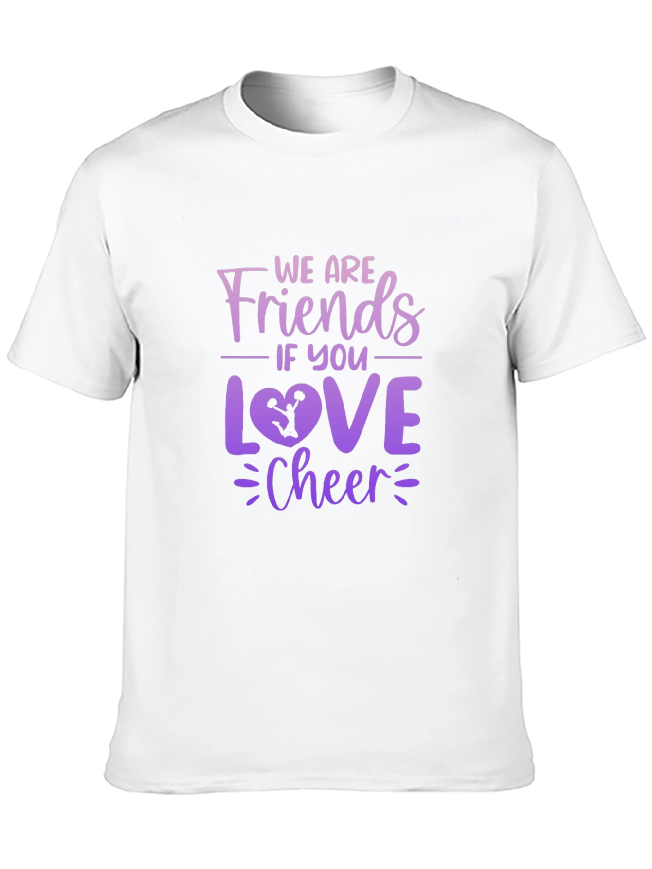 Cheerleading Fan T-Shirt - Friends if You Love Cheer