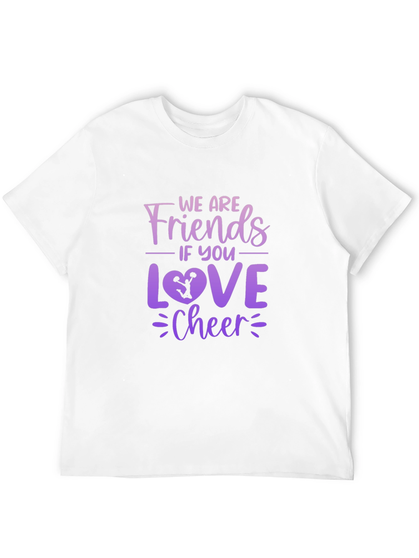 Cheerleading Fan T-Shirt - Friends if You Love Cheer