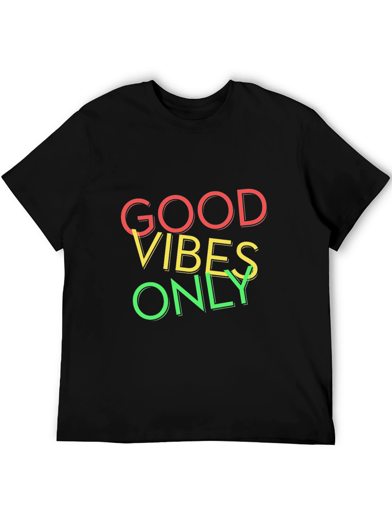 Good Vibes Only Graphic T-Shirt - Positive Energy Tee