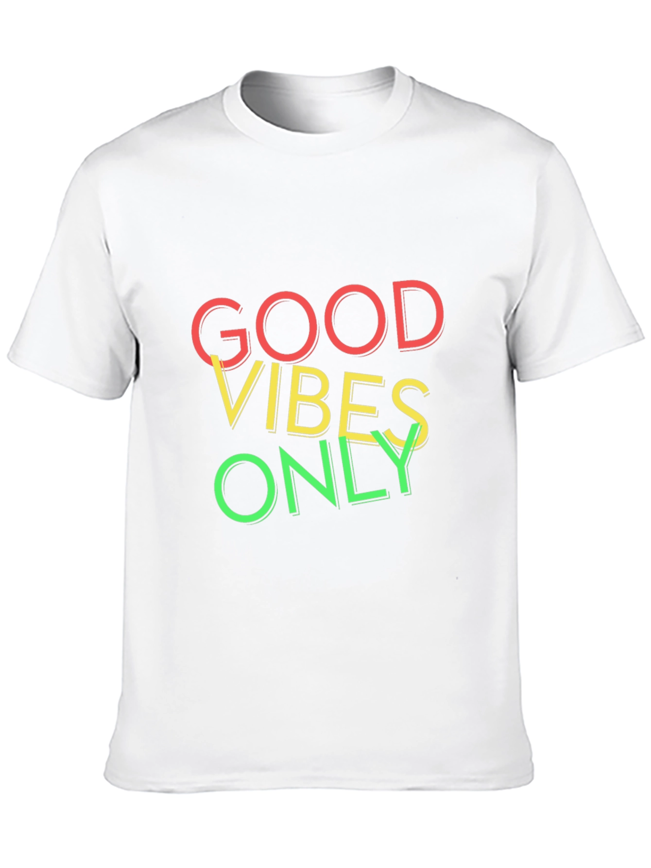 Good Vibes Only Graphic T-Shirt - Positive Energy Tee