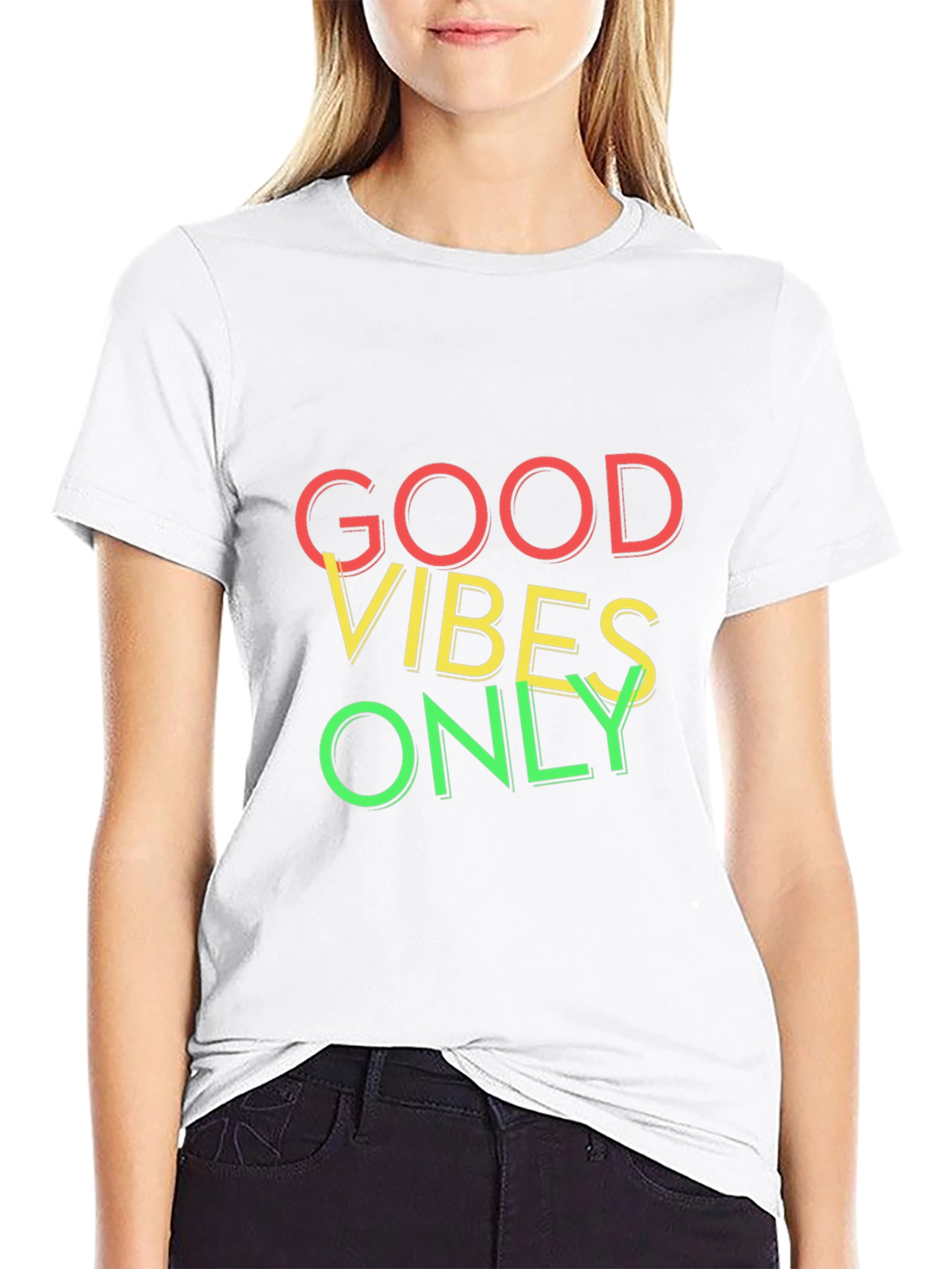 Good Vibes Only Graphic T-Shirt - Positive Energy Tee