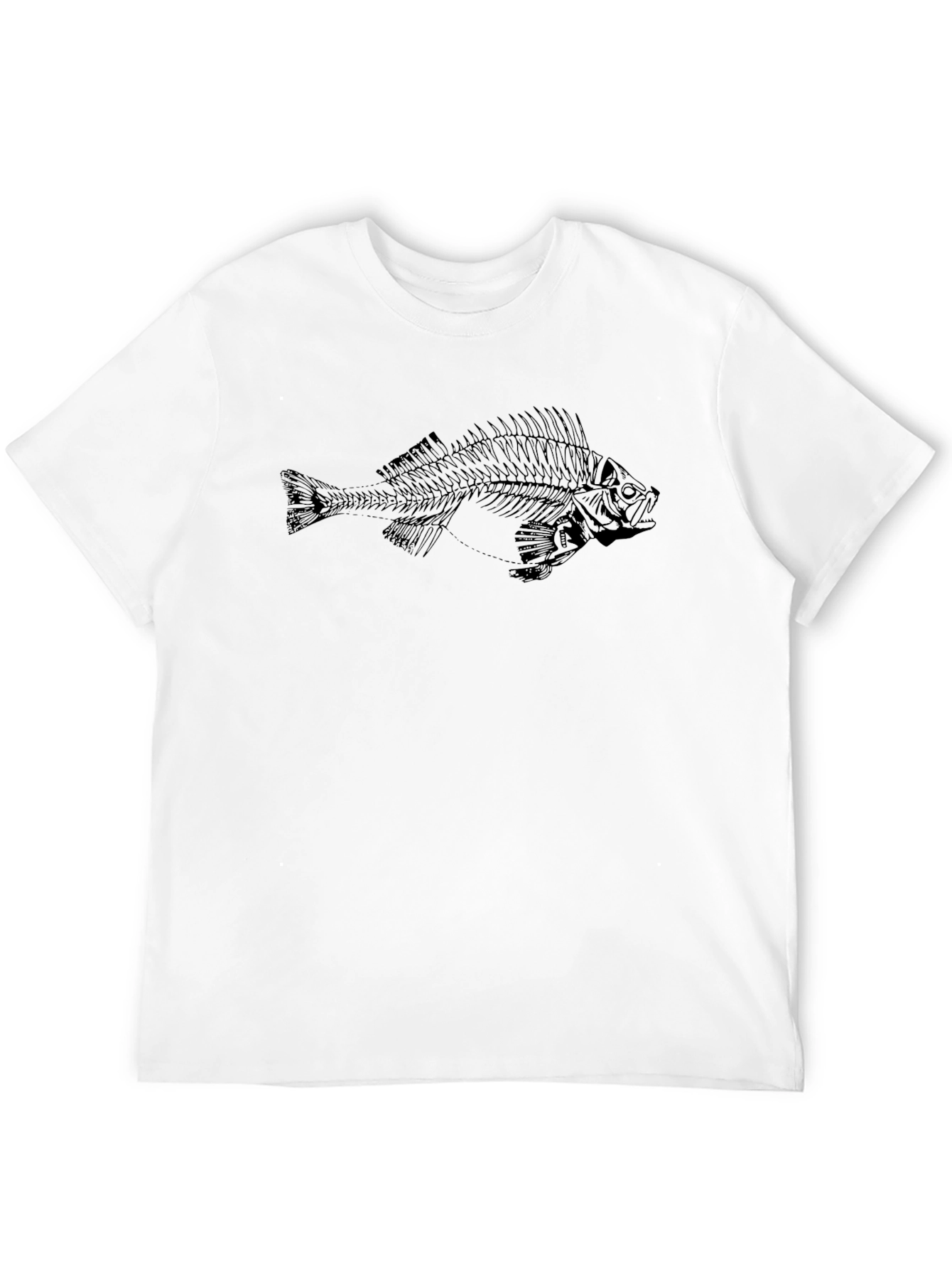 Fish Skeleton Graphic Tee