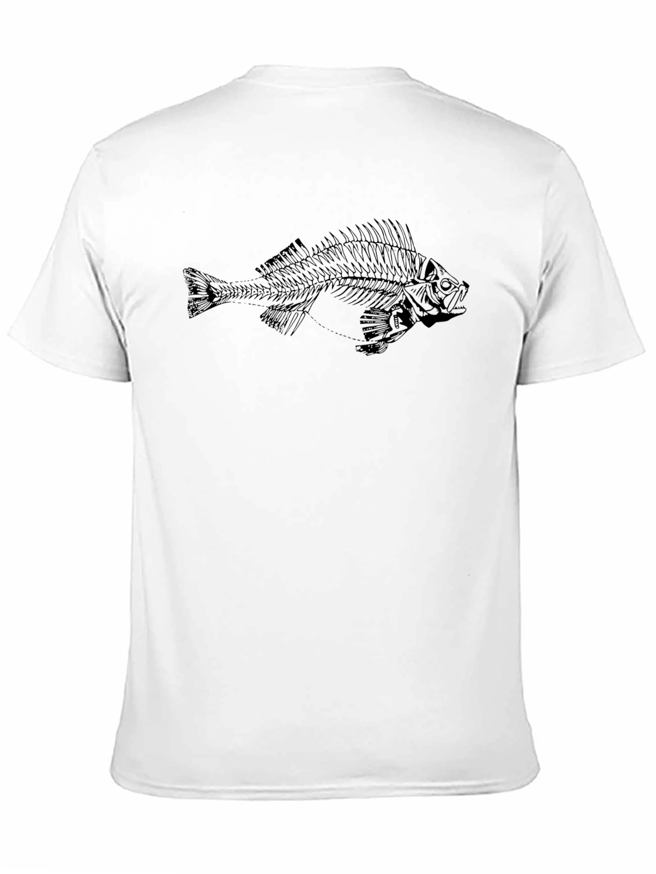 Fish Skeleton Graphic Tee