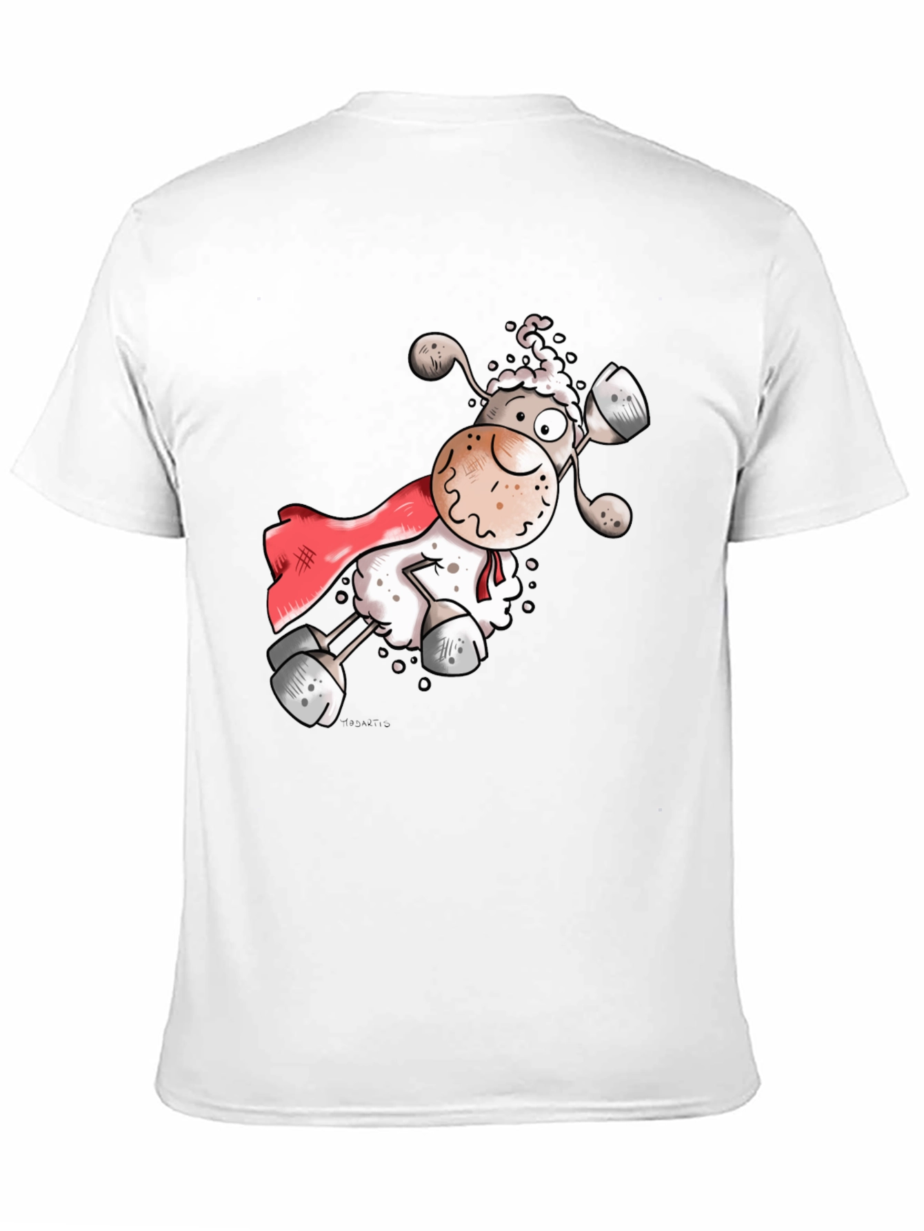 Super Sheep T-Shirt - Black Cotton