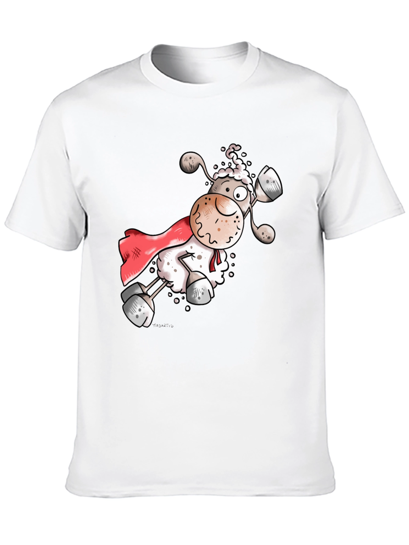 Super Sheep T-Shirt - Black Cotton