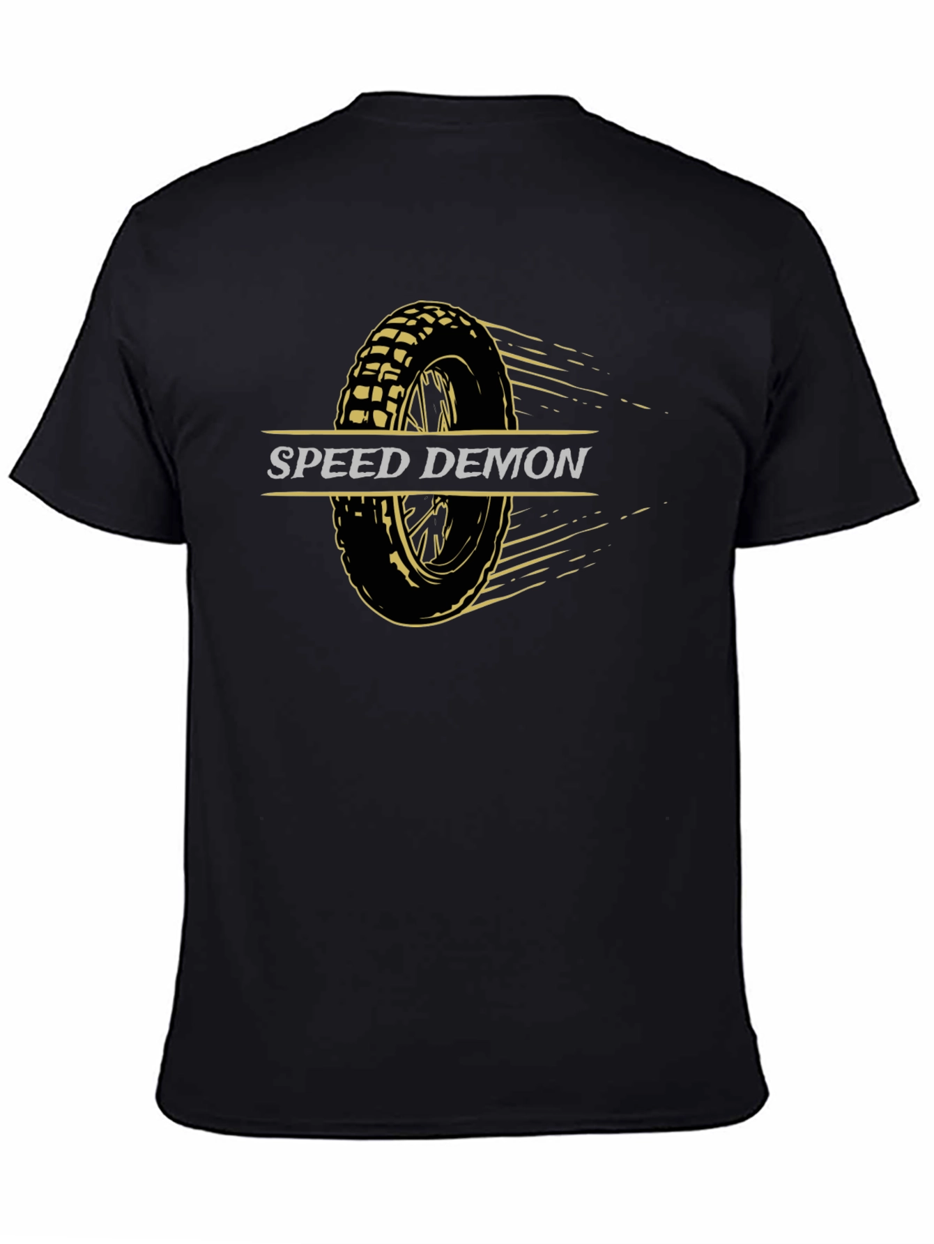 Speed Demon T-Shirt - Motorcycle Wheel Design