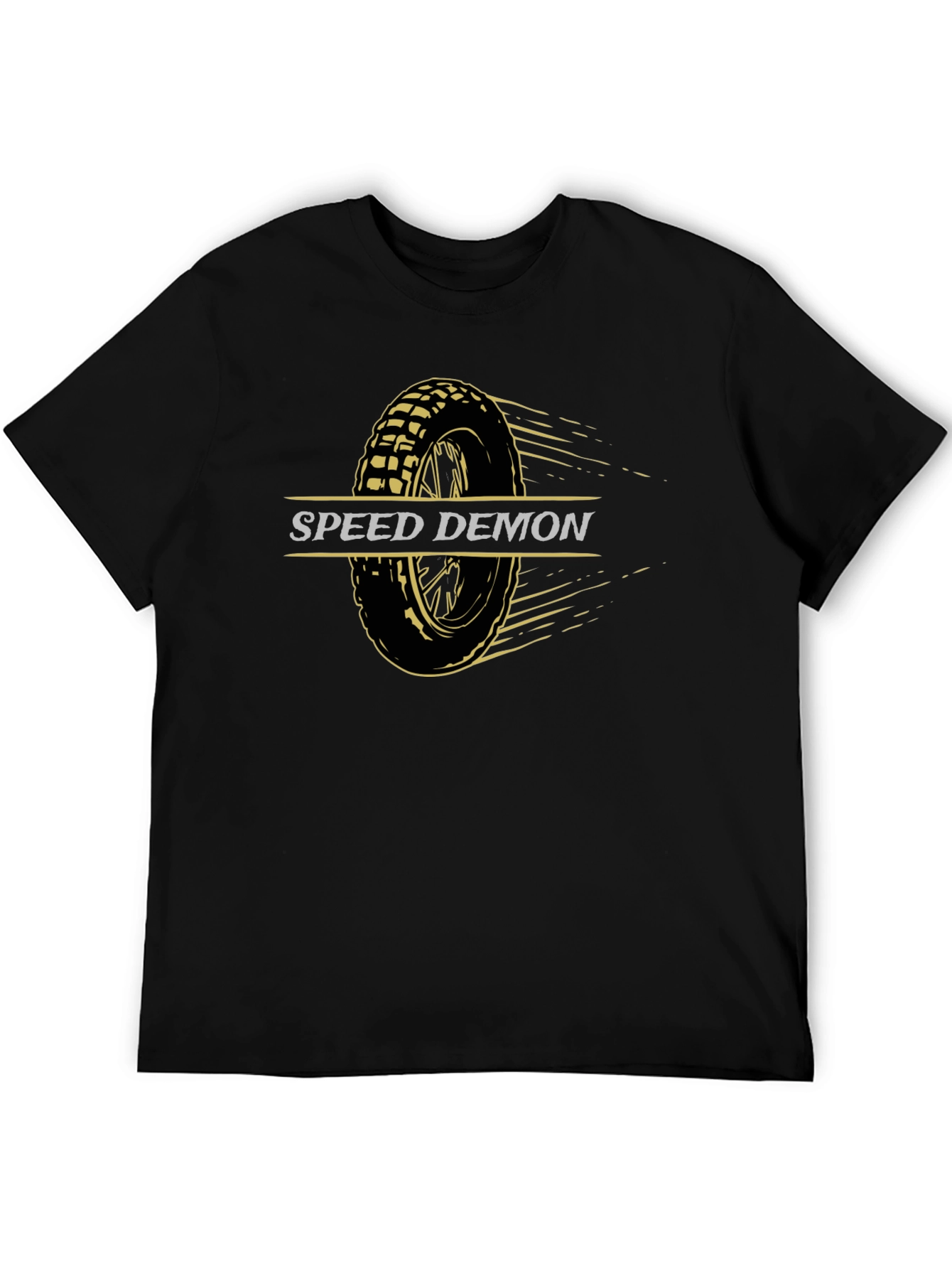 Speed Demon T-Shirt - Motorcycle Wheel Design