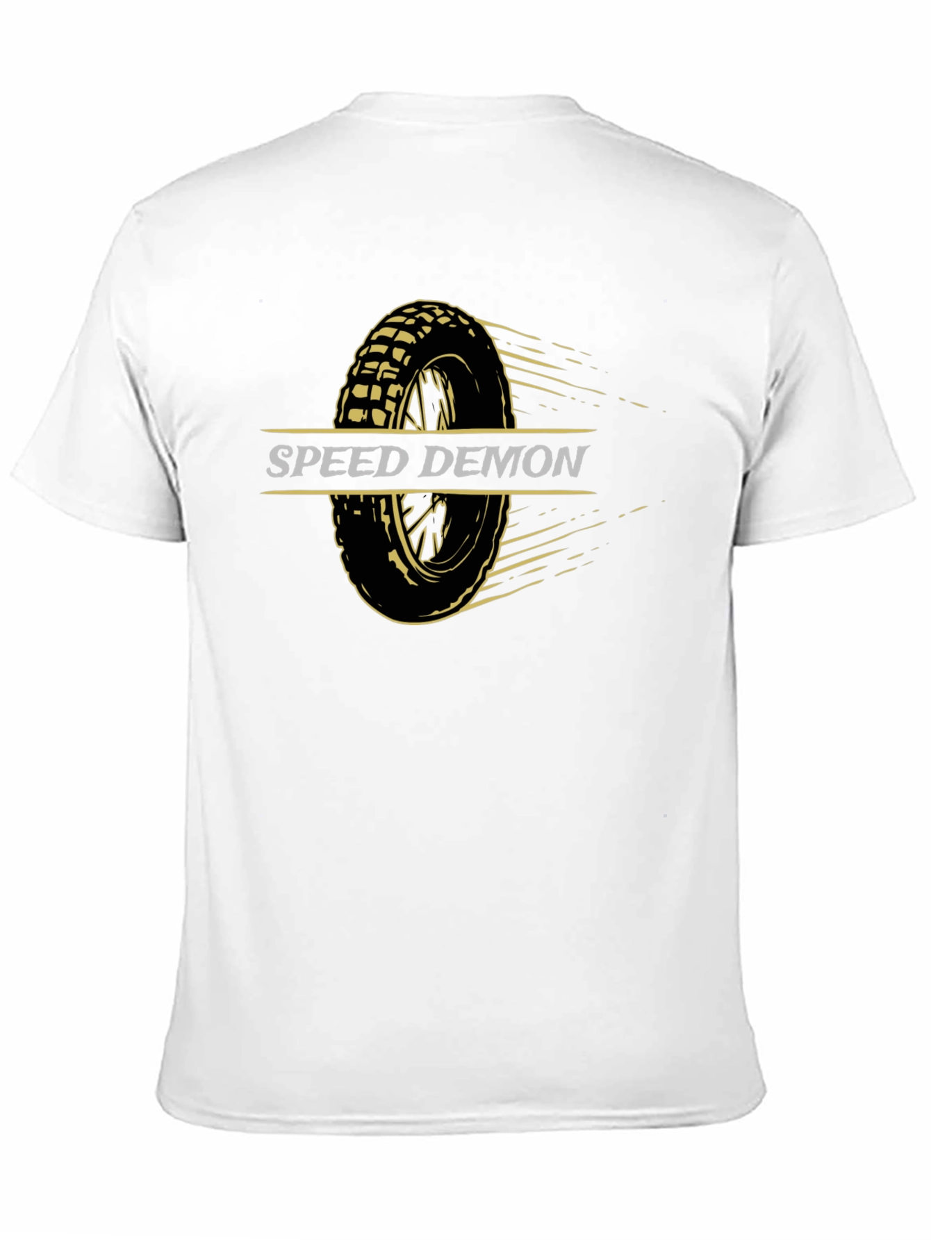 Speed Demon T-Shirt - Motorcycle Wheel Design