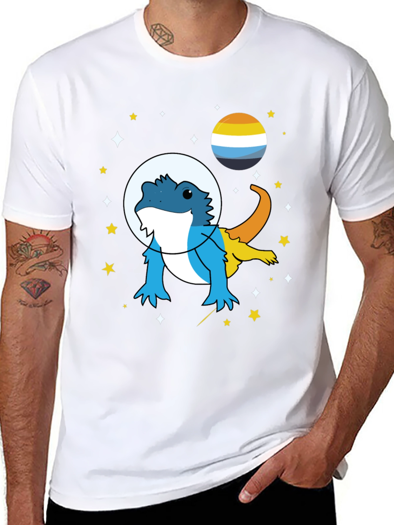 Astronaut Bearded Dragon T-Shirt