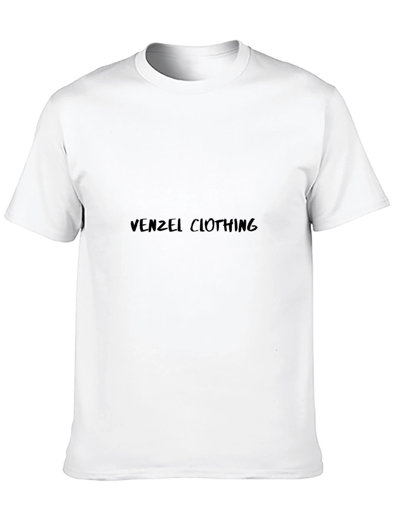 Mens Black Short Sleeve Crewneck T-Shirt