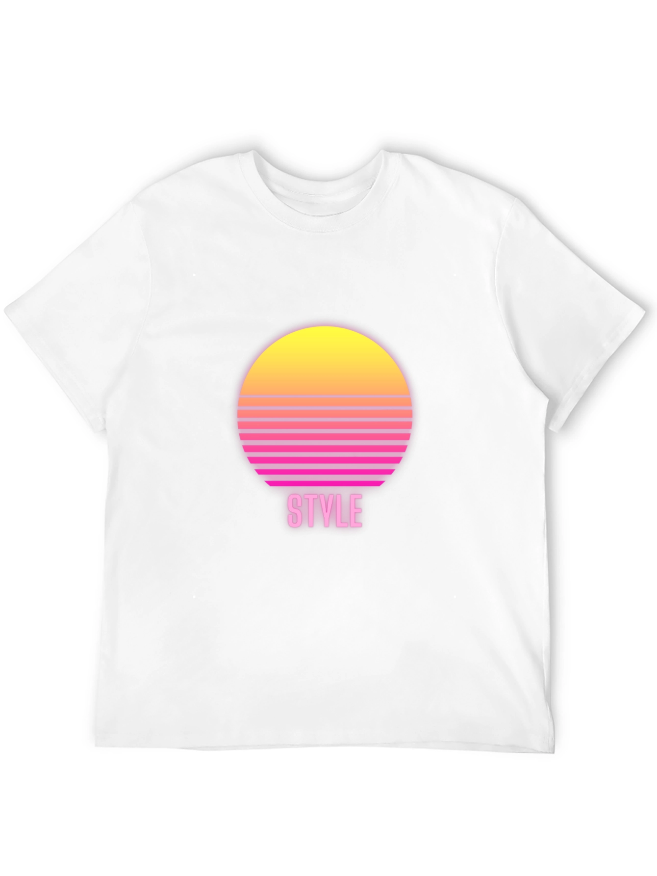 Retro Style Graphic Tee - Sunset Design
